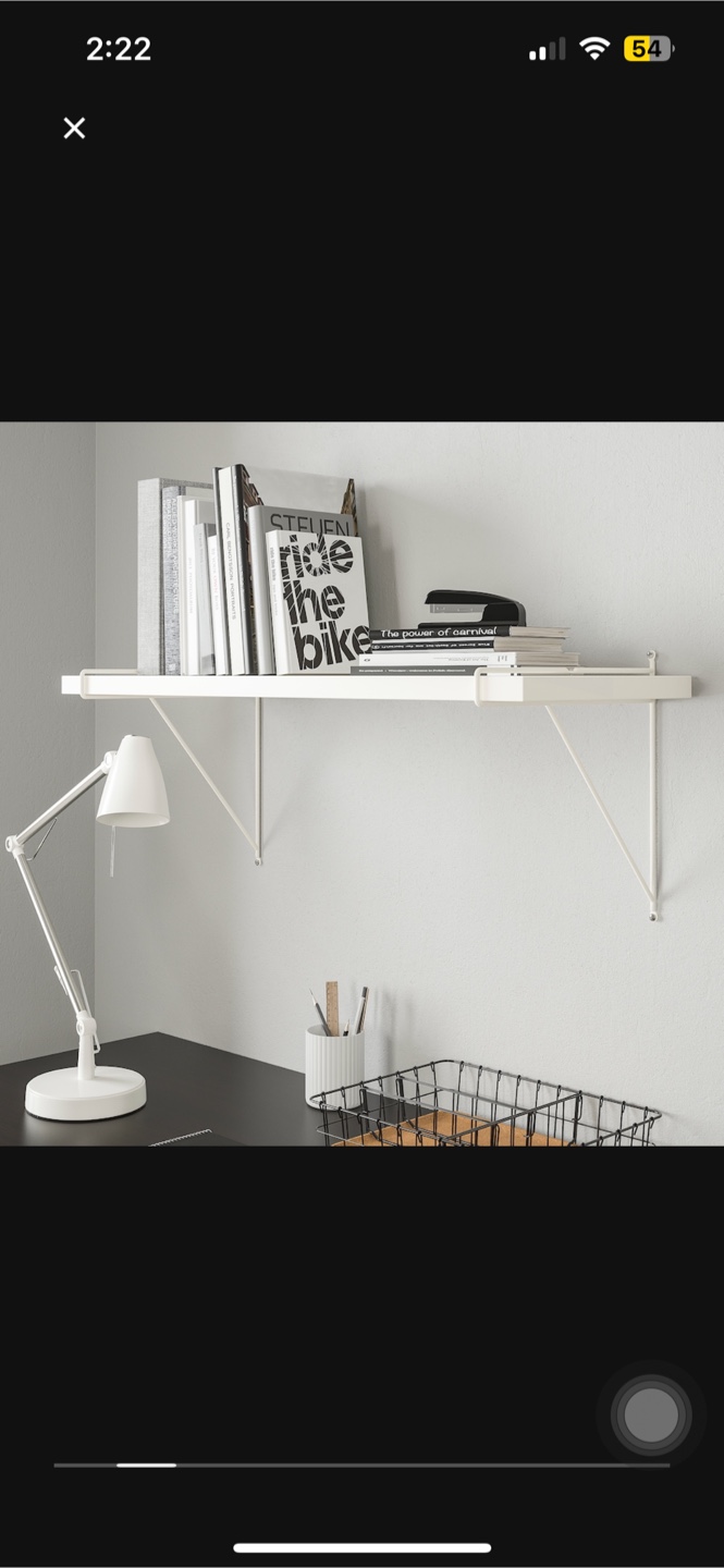Ikea white wall shelf 80* 30 cm(31 1/2 *11 3/4) - photo 2