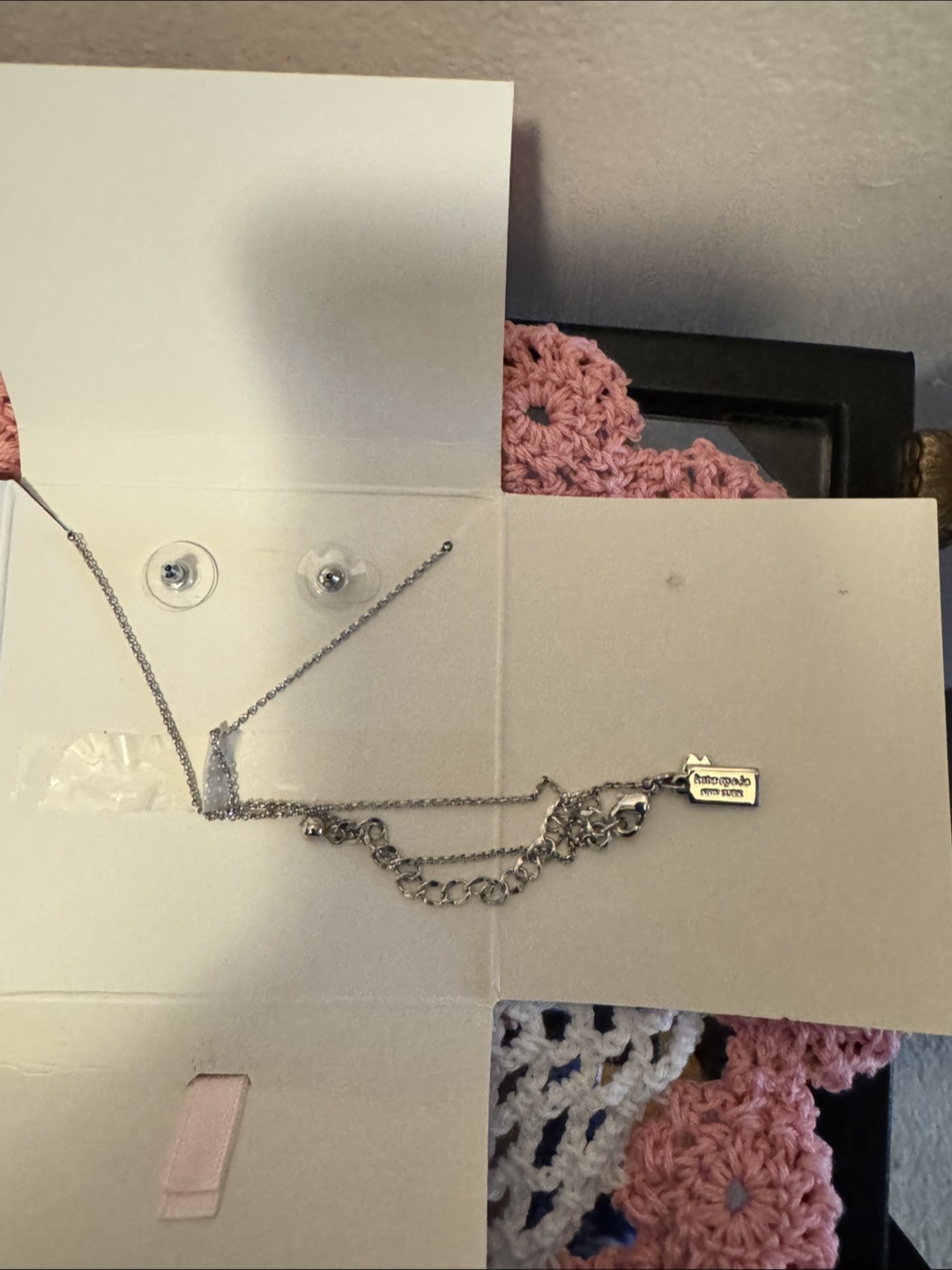 Kate Spade New York Scrunched Scallops Necklace and Earrings Set - photo 2
