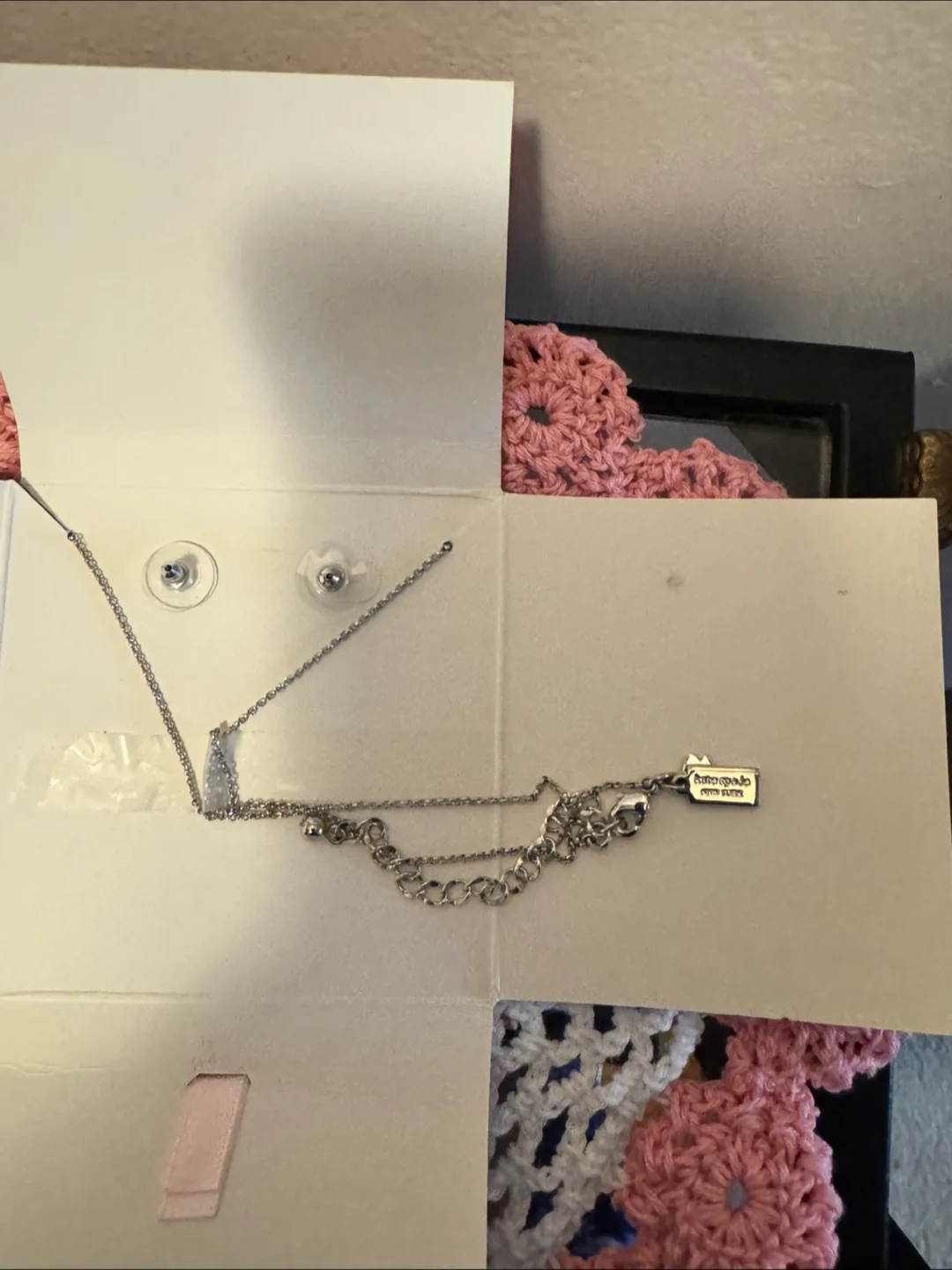 Kate Spade New York Scrunched Scallops Necklace and Earrings Set image indicator(2)