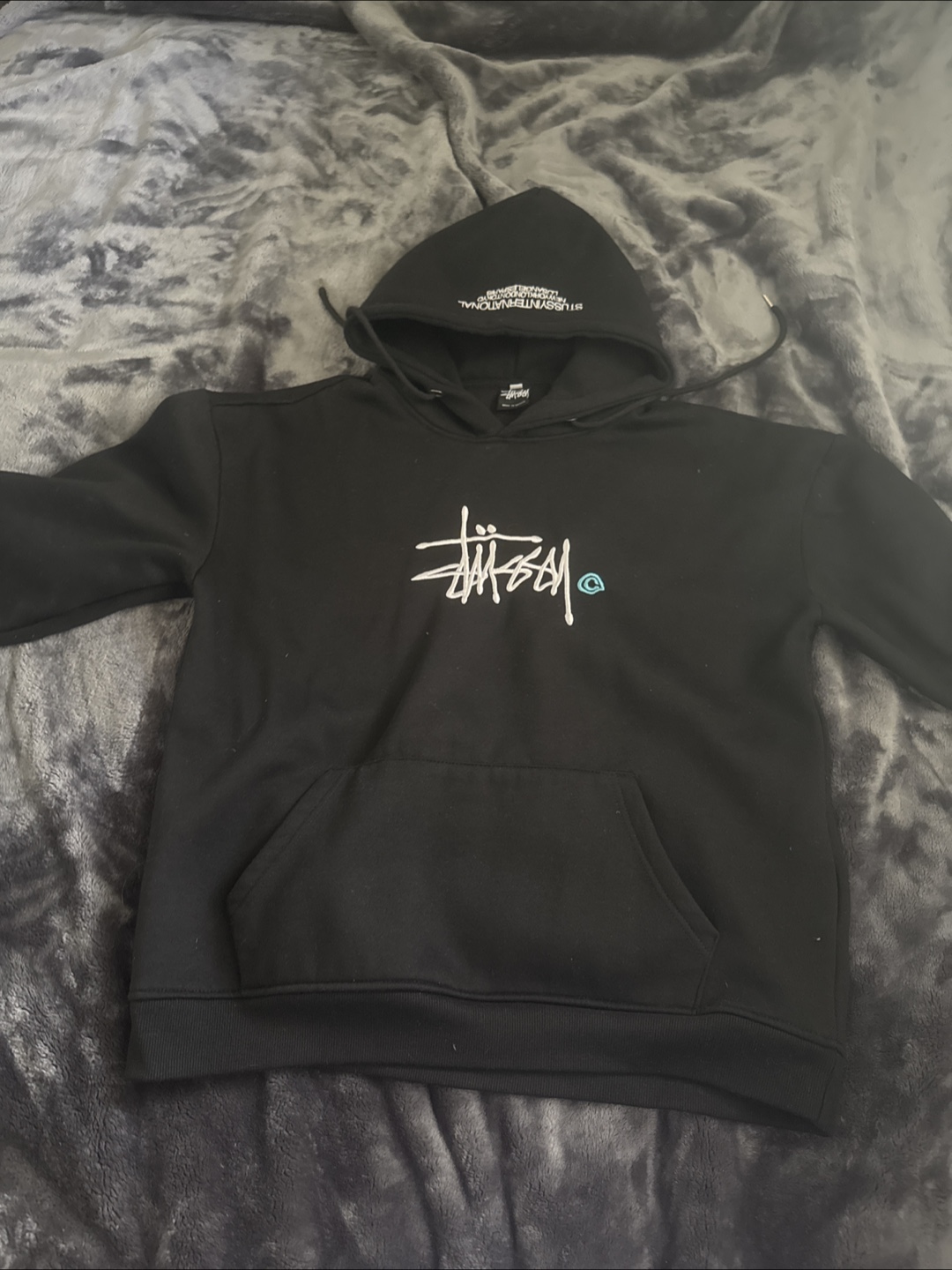 Stüssy Black Hoodie
