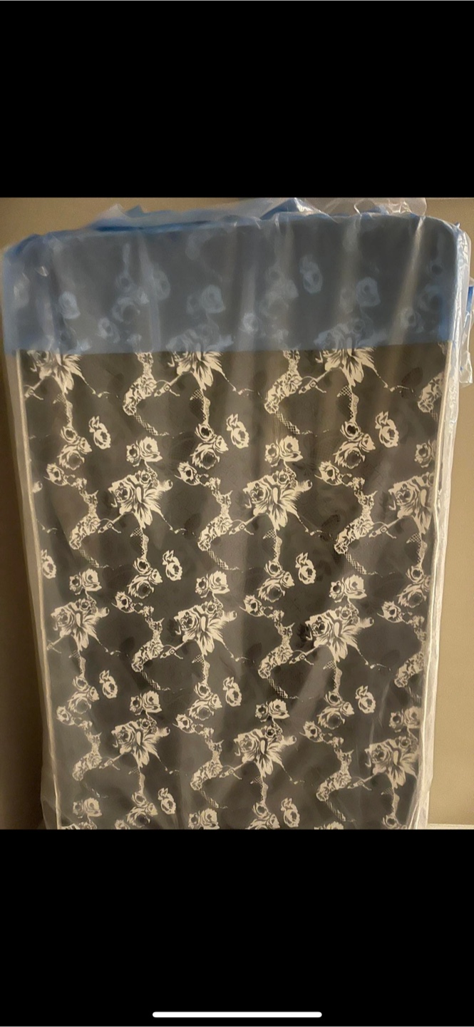 Floral-print Mattress twin size brand new