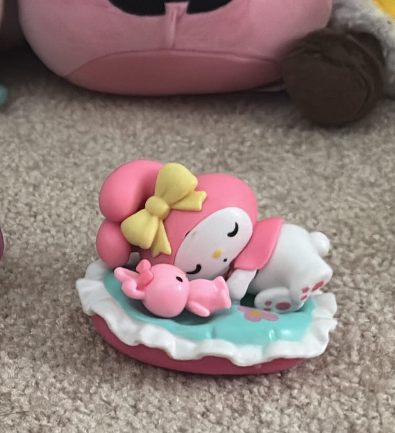 My Melody sleeping figurine
