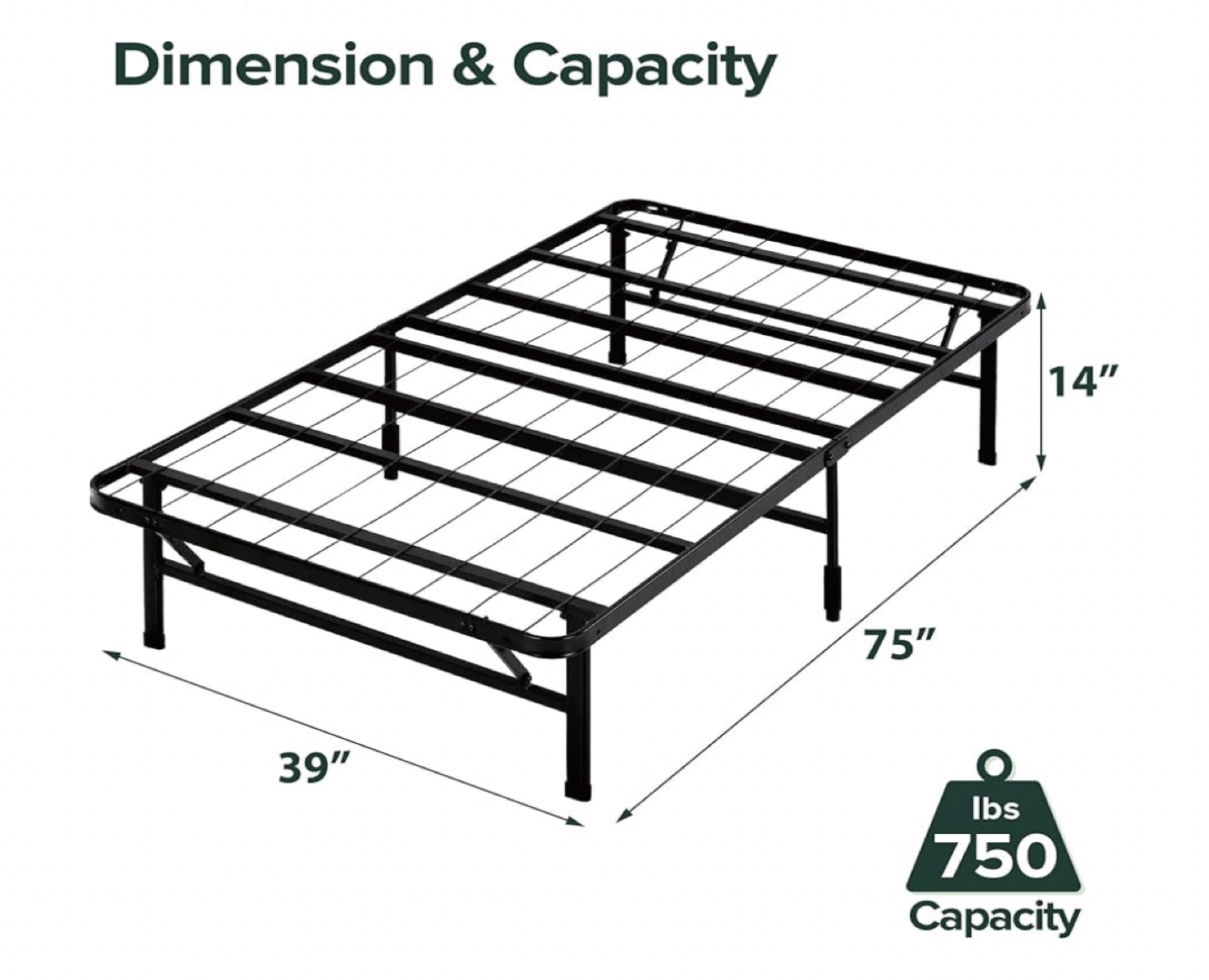 Twin size Bed Frame - photo 4