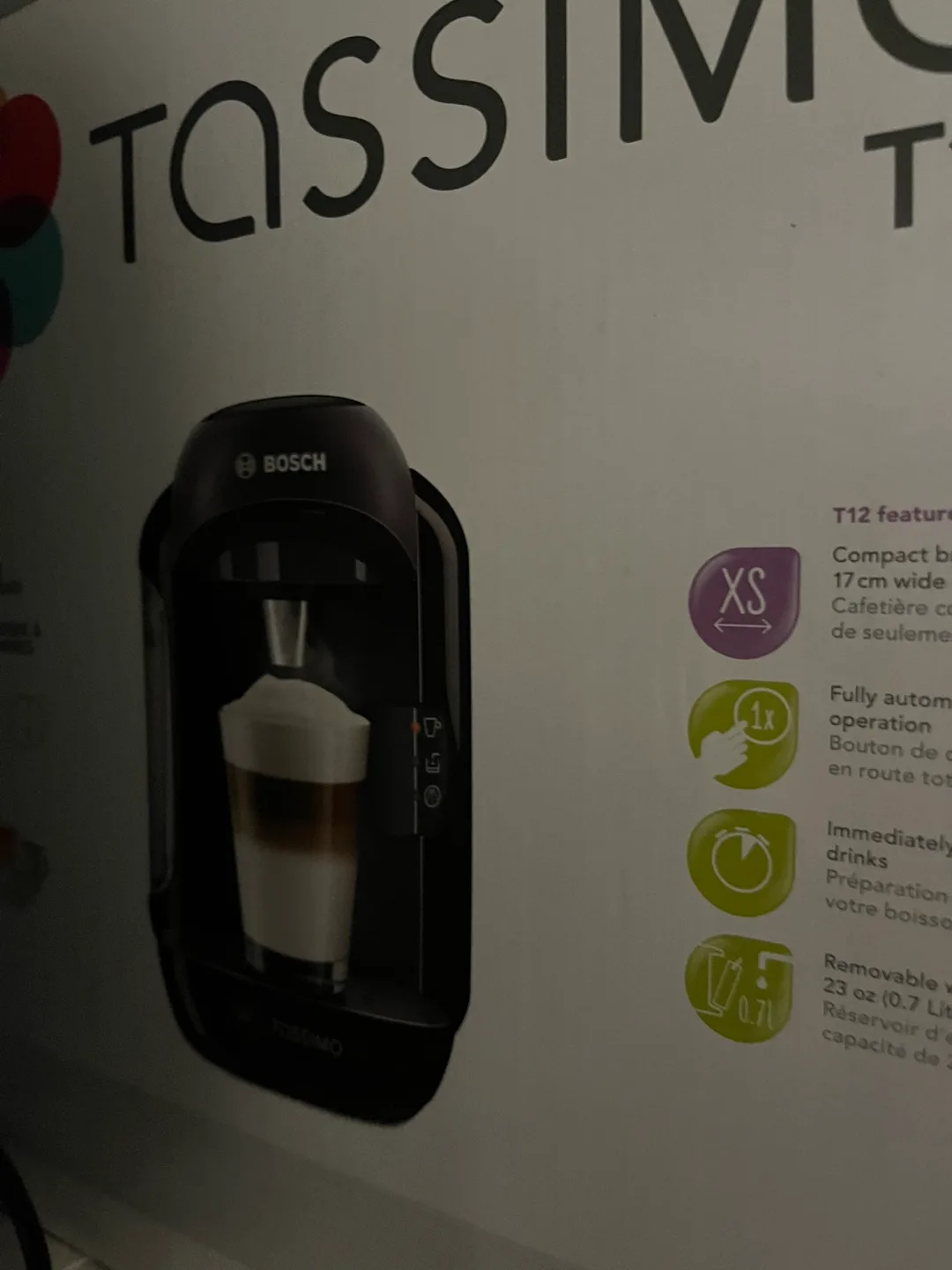 Bosch Tassimo TAS1252UC Single Serve Coffee Machine thumbnail