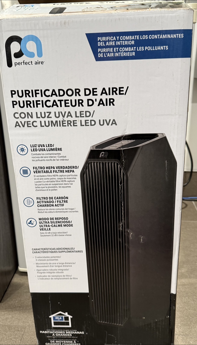 Perfect Aire HEPA Air Purifier with UV LED Light