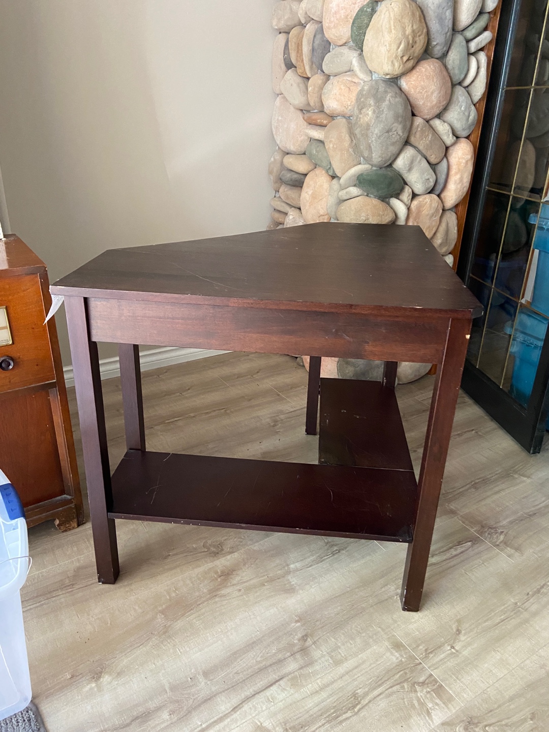 Corner Desk - Dark Brown - photo 3