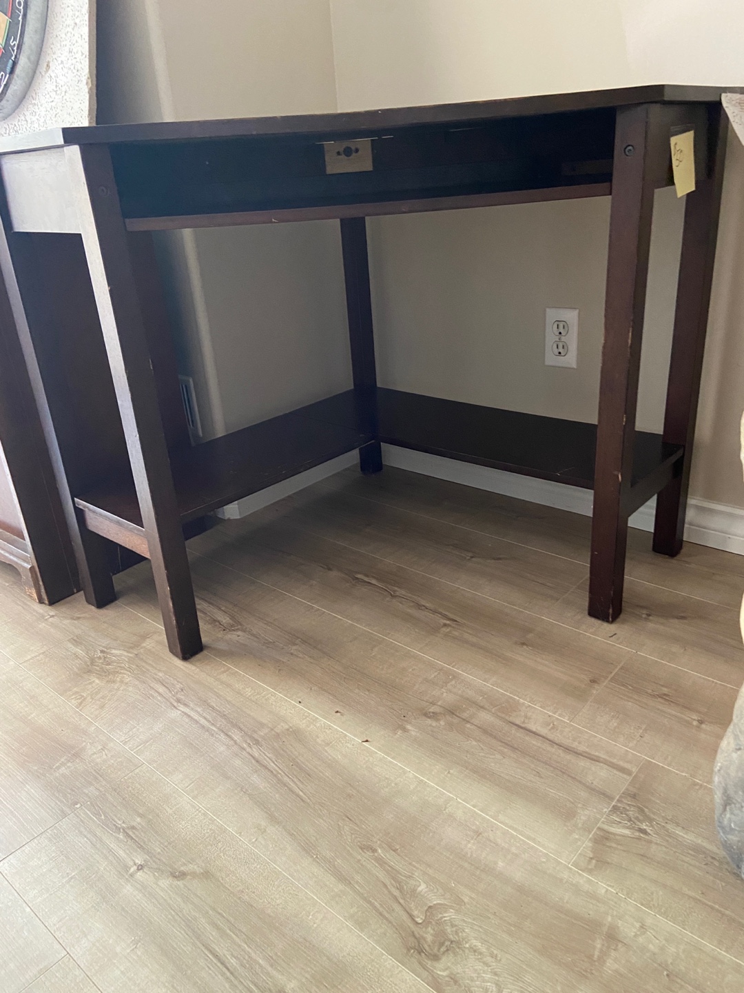 Corner Desk - Dark Brown