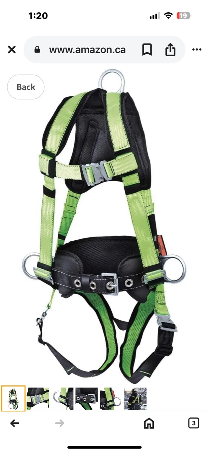Honeywell Miller Fall Protection Harness thumbnail