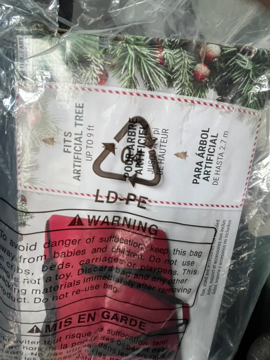 NEW Holiday Time Christmas Tree Storage Bag image indicator(3)
