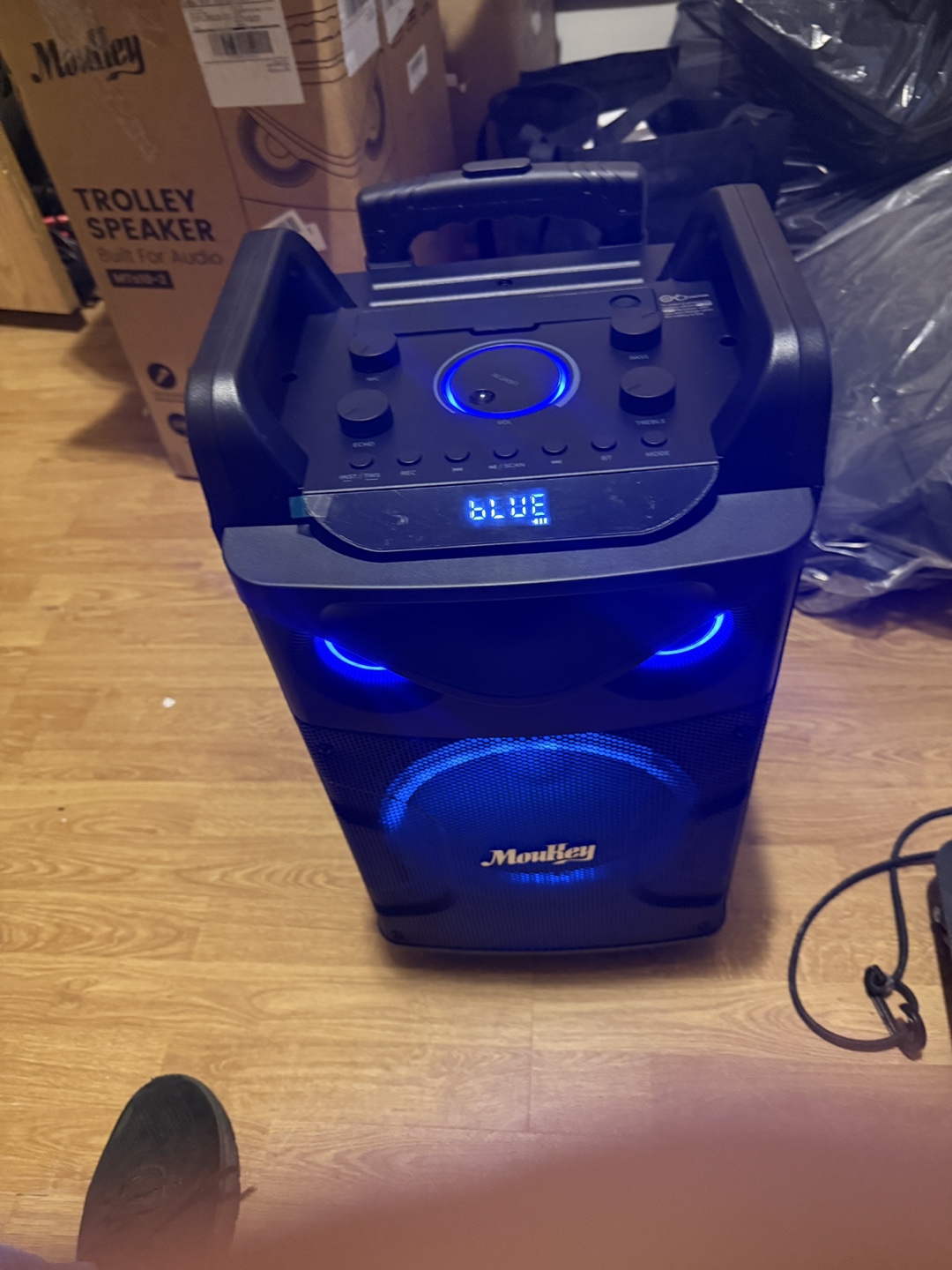 Moukey Trolley Bluetooth Speaker with Lights