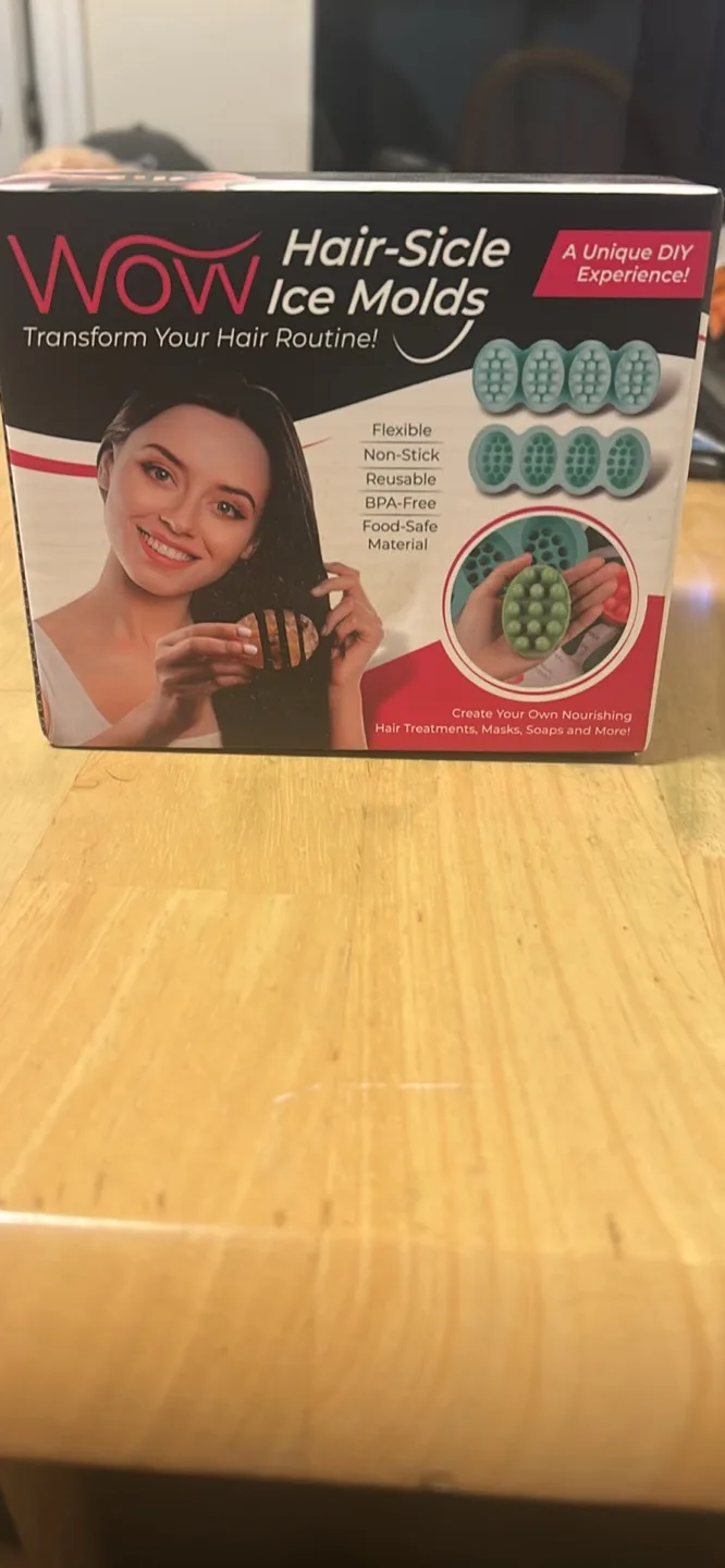 Wow hair-sicle ice molds