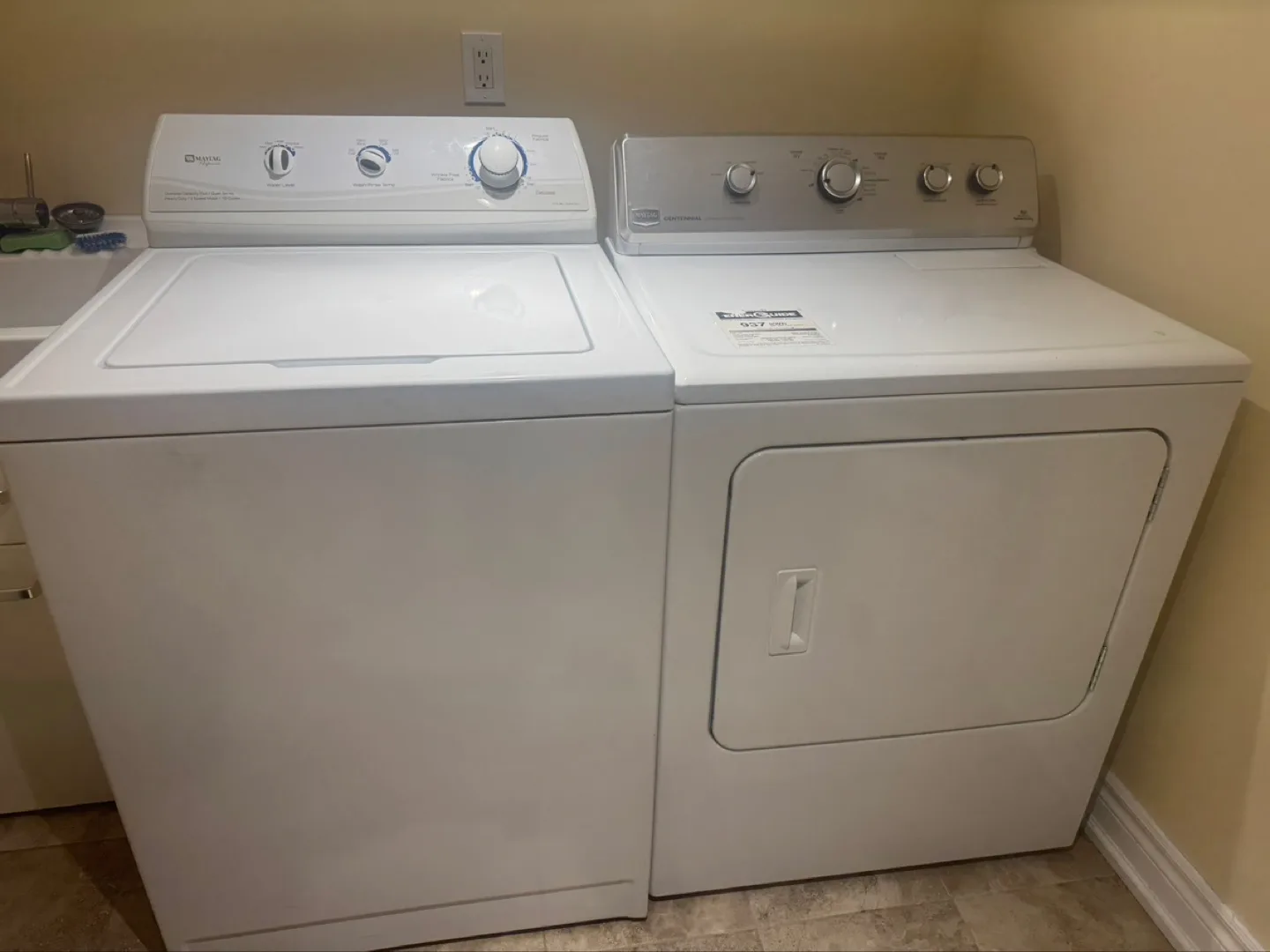 Maytag Centennial Washer and Dryer Set