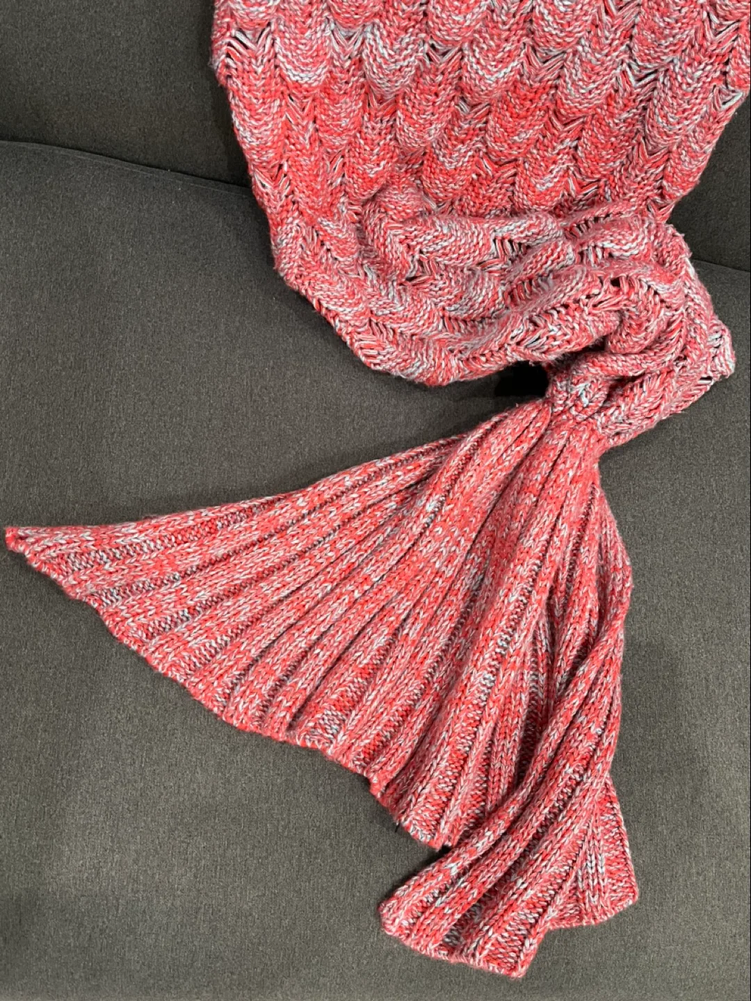 Pink Mermaid Tail Blanket 💚 image indicator(2)