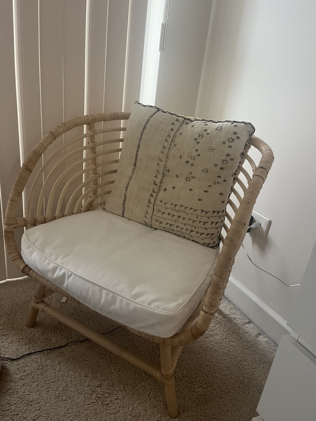 Rattan Accent Chair with Cushion - photo 3