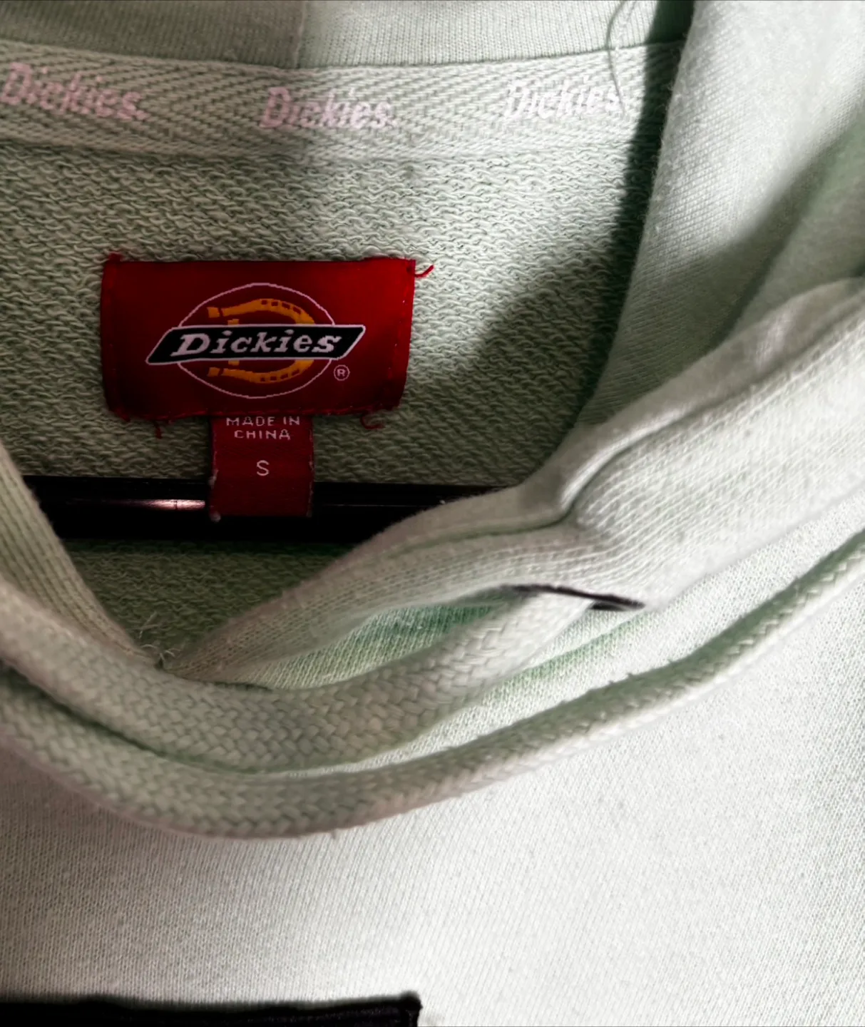 Dickies Mint Green Crop Hoodie Women’s Size S image indicator(3)