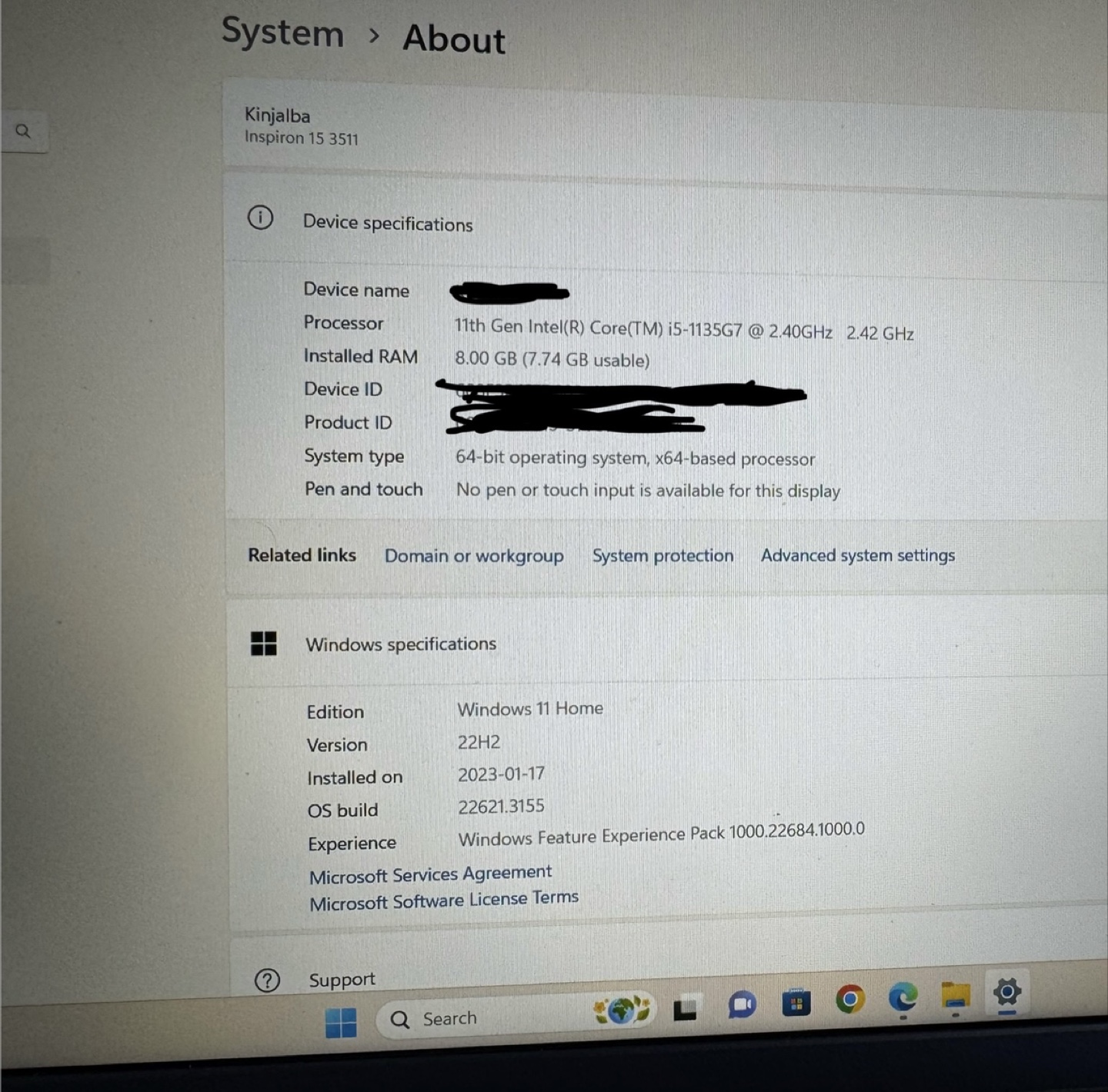 Dell Inspiron i5 Laptop with Wireless Mouse - photo 4