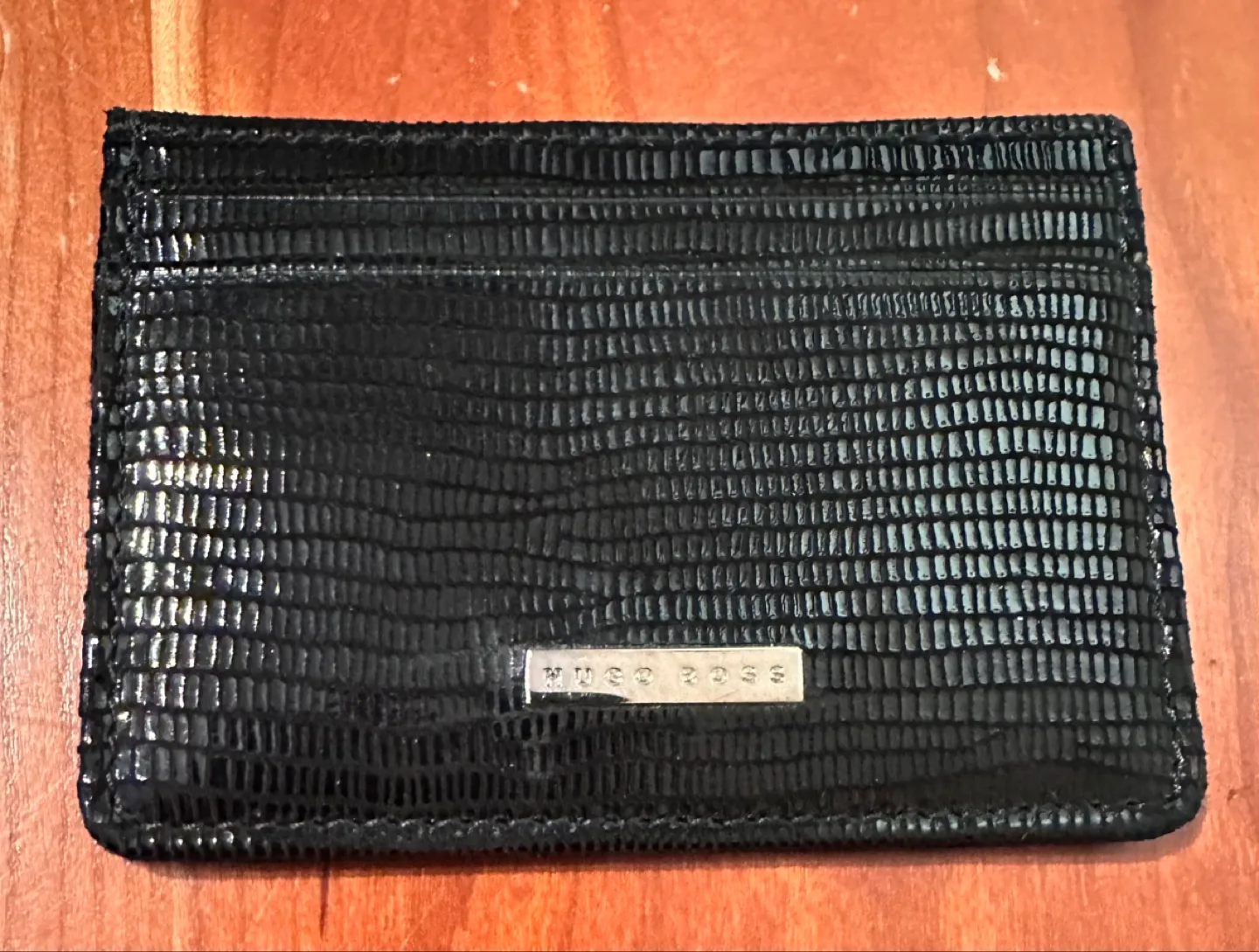 Hugo Boss Black Leather Card Holder thumbnail