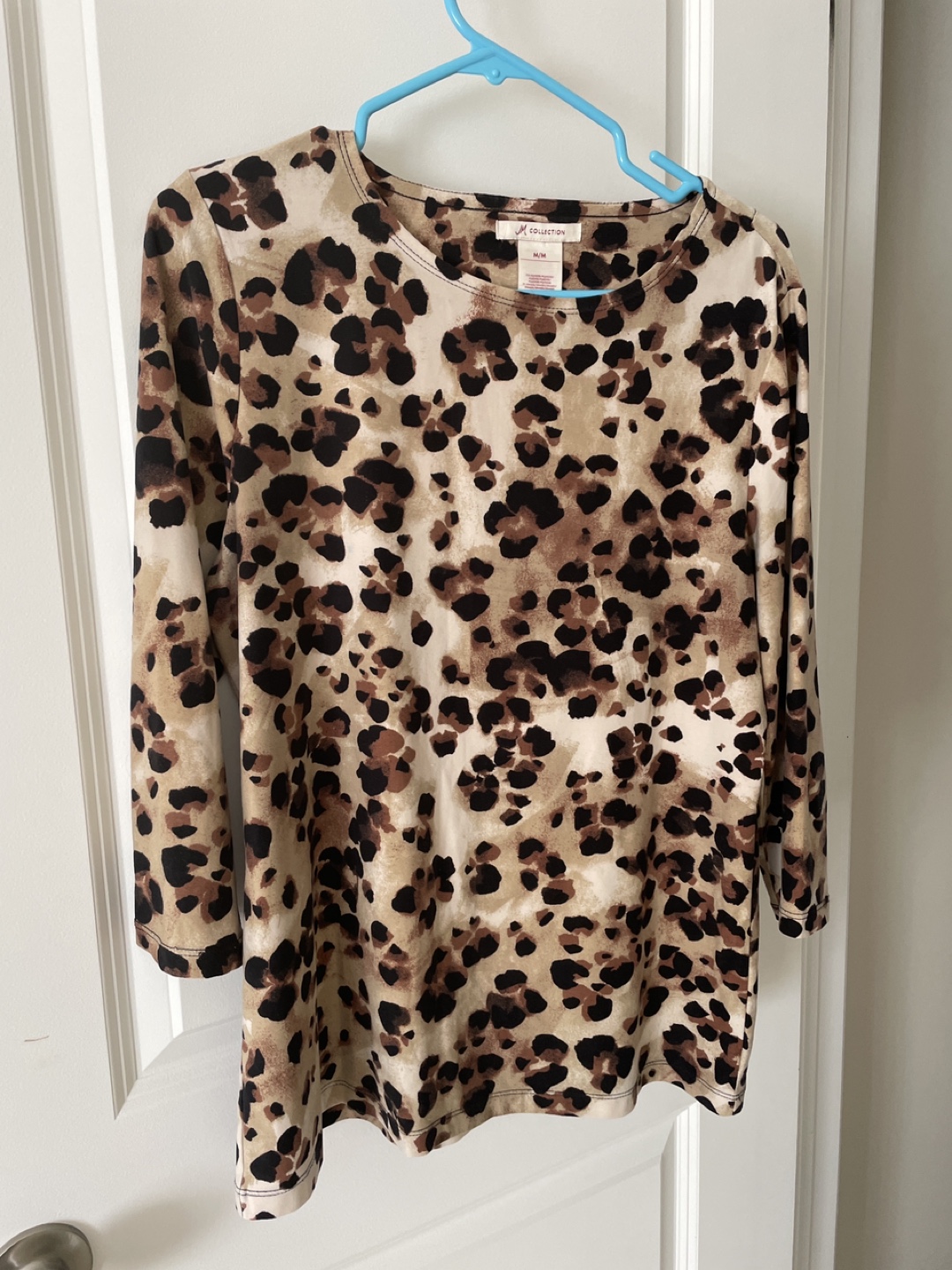 Like new Leopard Print Blouse - Size M/M