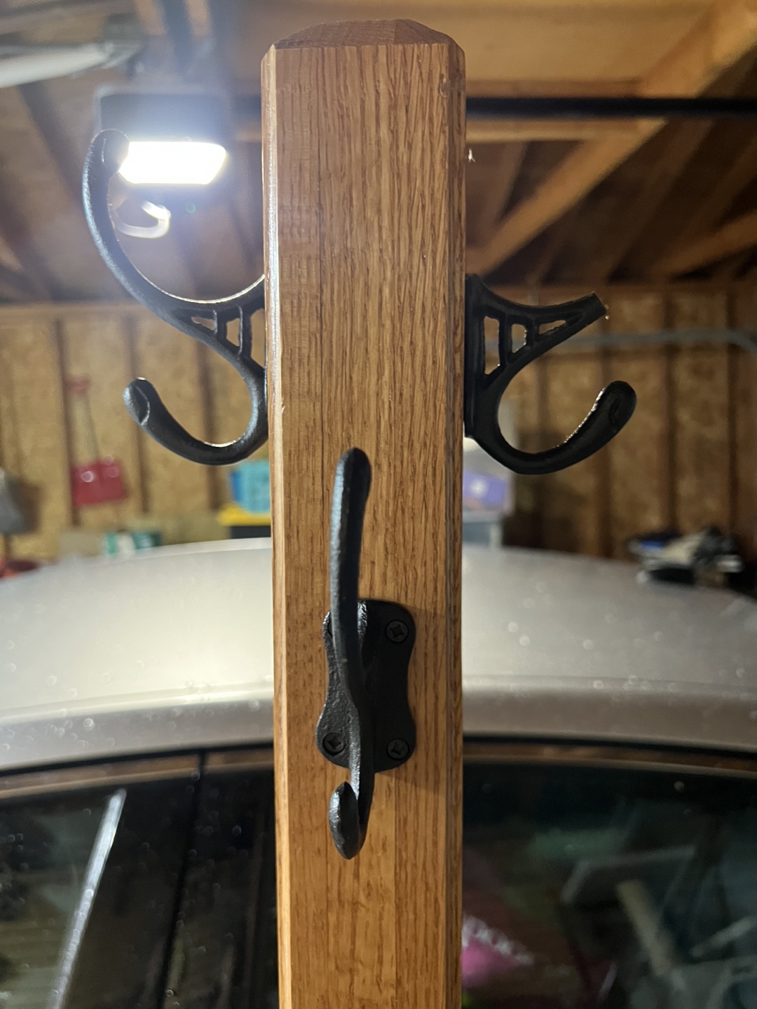 Vintage wooden coat rack 💚 - photo 4