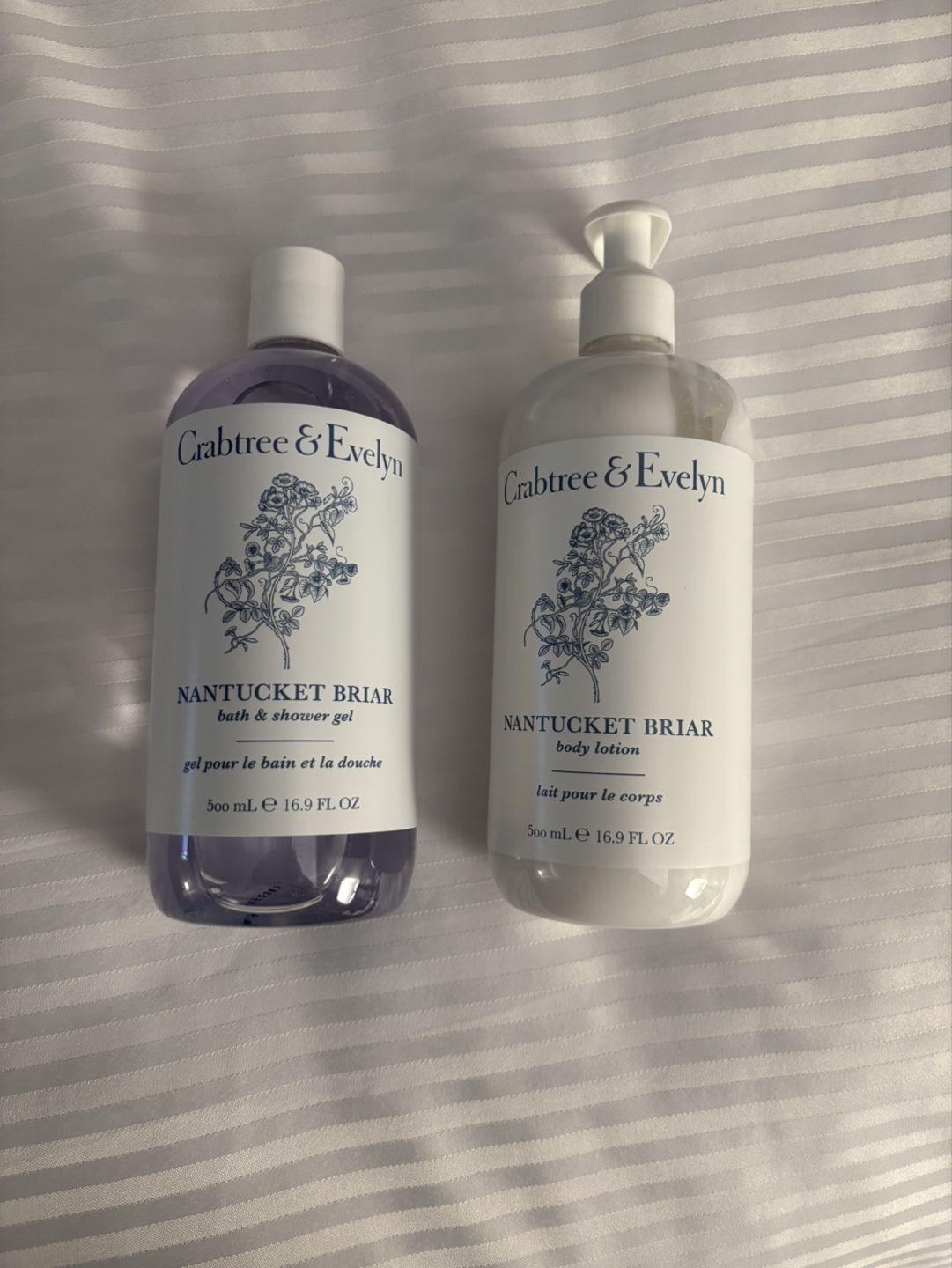 Crabtree & Evelyn Nantucket Briar Shower Gel and Body Lotion Set