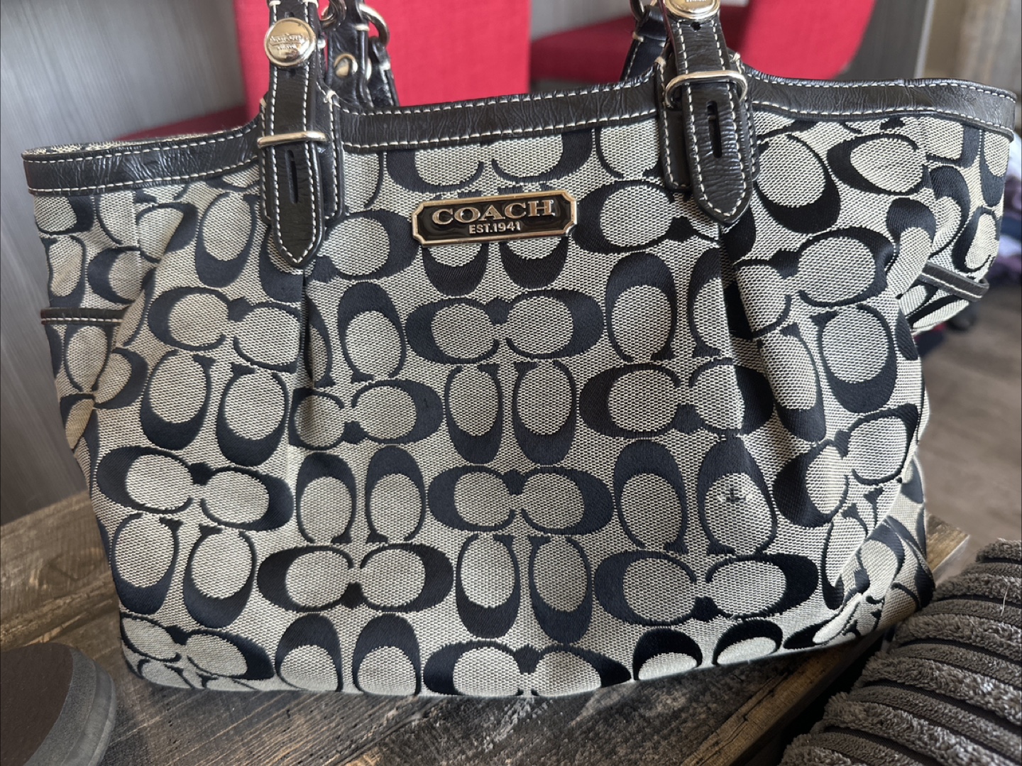 Coach Signature Tote Bag