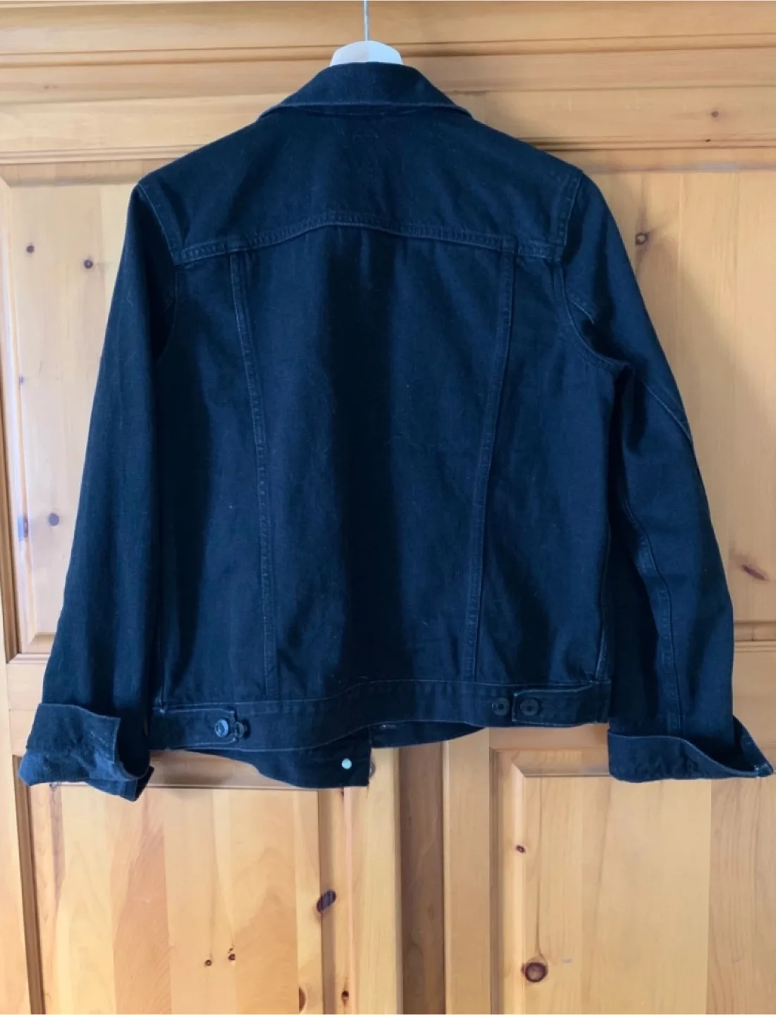 Black 100% Cotton Denim Jean Jacket image indicator(2)