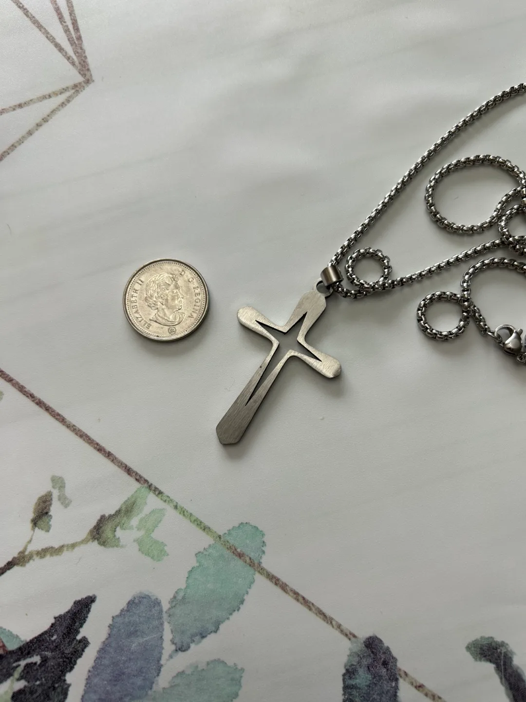 Stainless Steel Cross Necklace