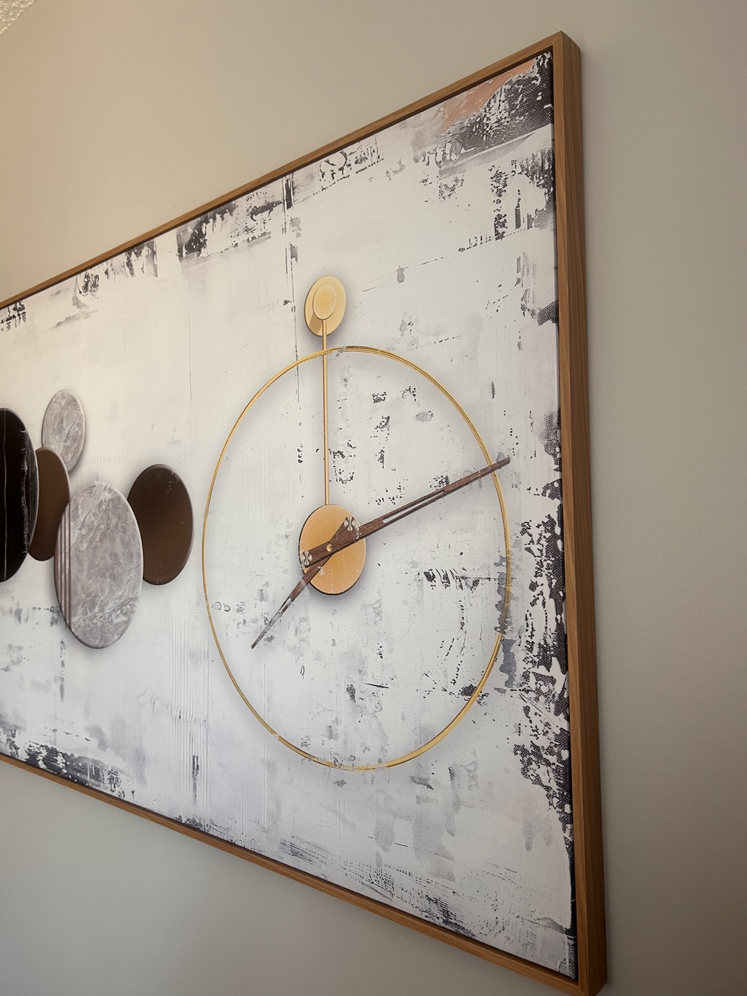 Large Abstract Wall Canvas Art w/ wooden frame - photo 2