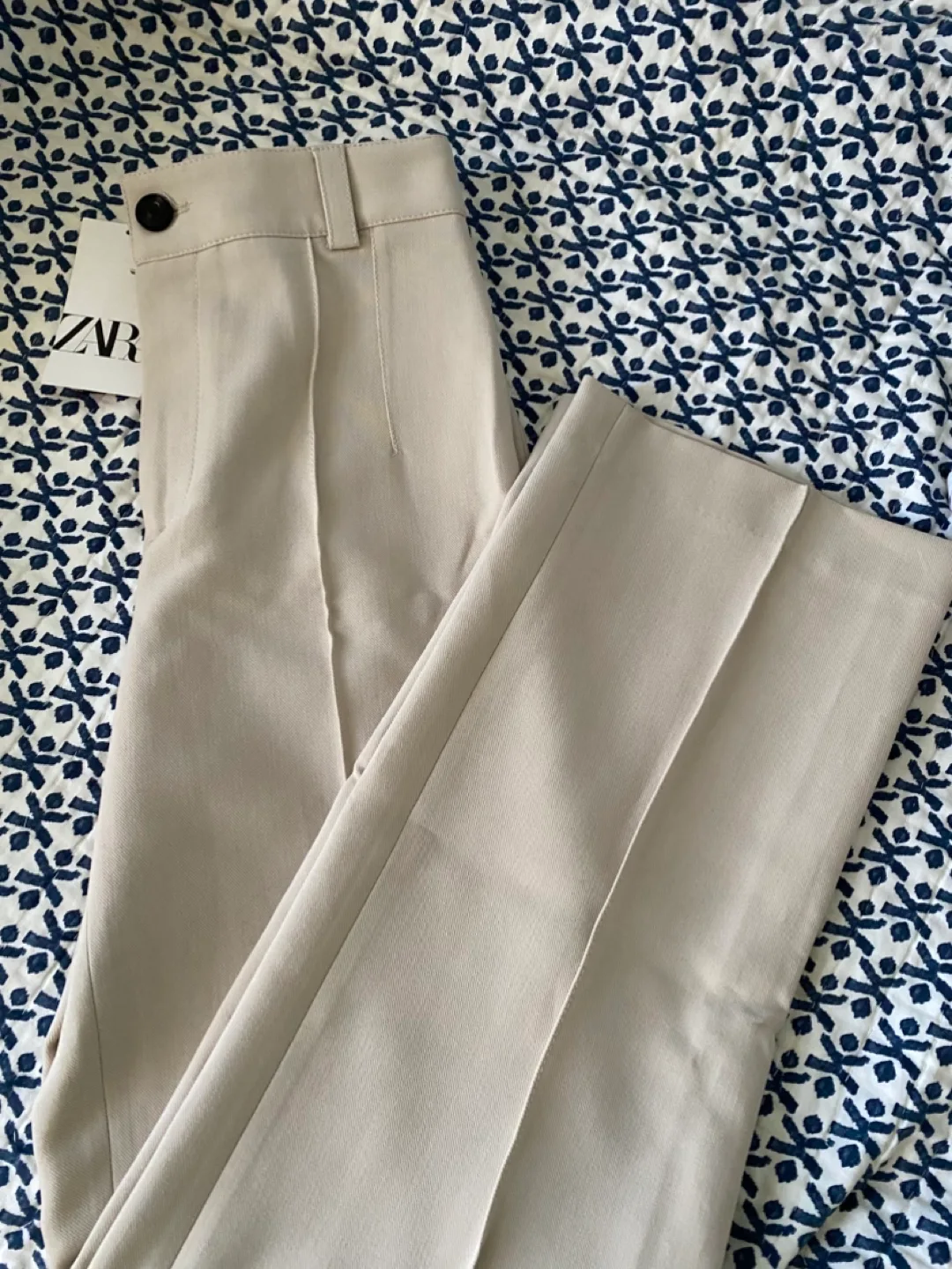 ZARA Full Length Straight Leg Pants image indicator(3)