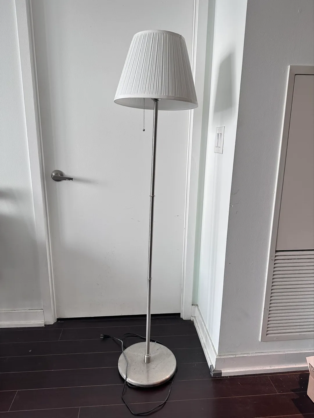 IKEA Krysmast Floor Lamp - Nickel Plated thumbnail