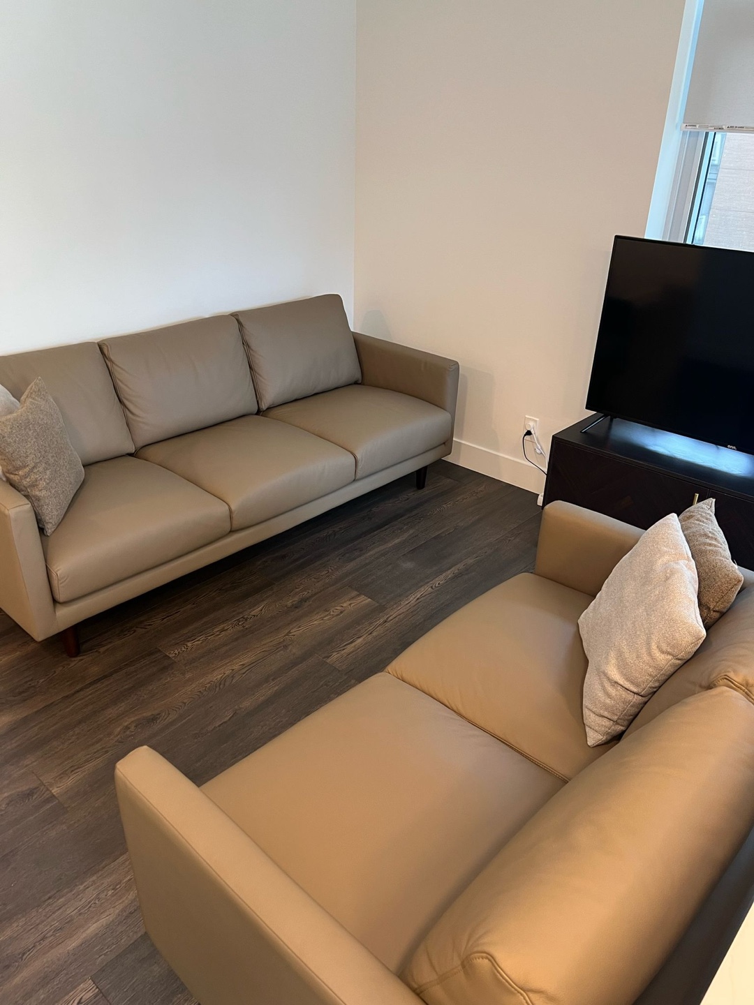 Modern  Leather Sofa Set
