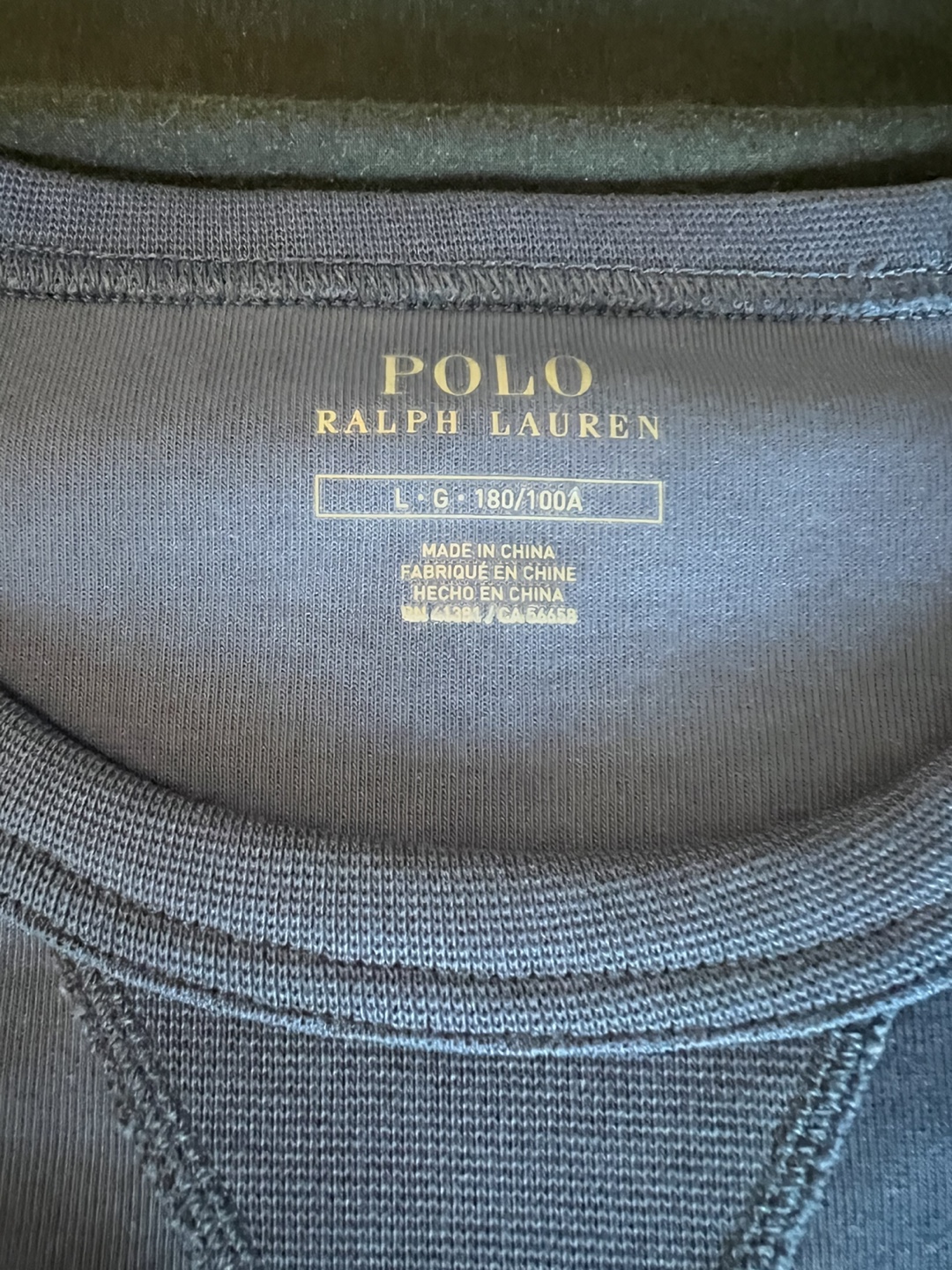 Polo Ralph Lauren Men's Embossed Logo Sweatshirt - Size Large - photo 3