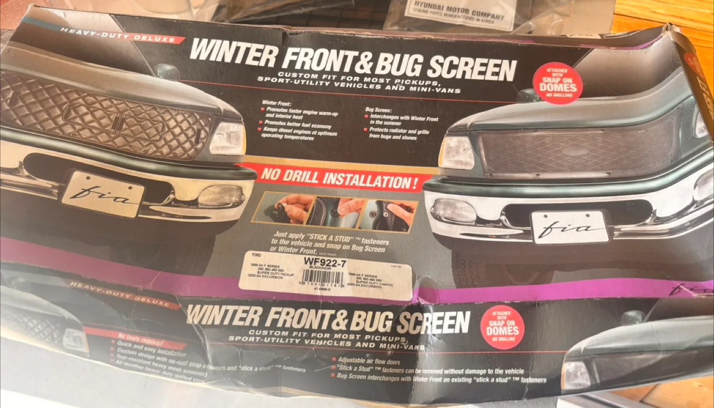 WF922-7 FIA Winter Front & Bug Screen for 1999-04 Ford F thumbnail