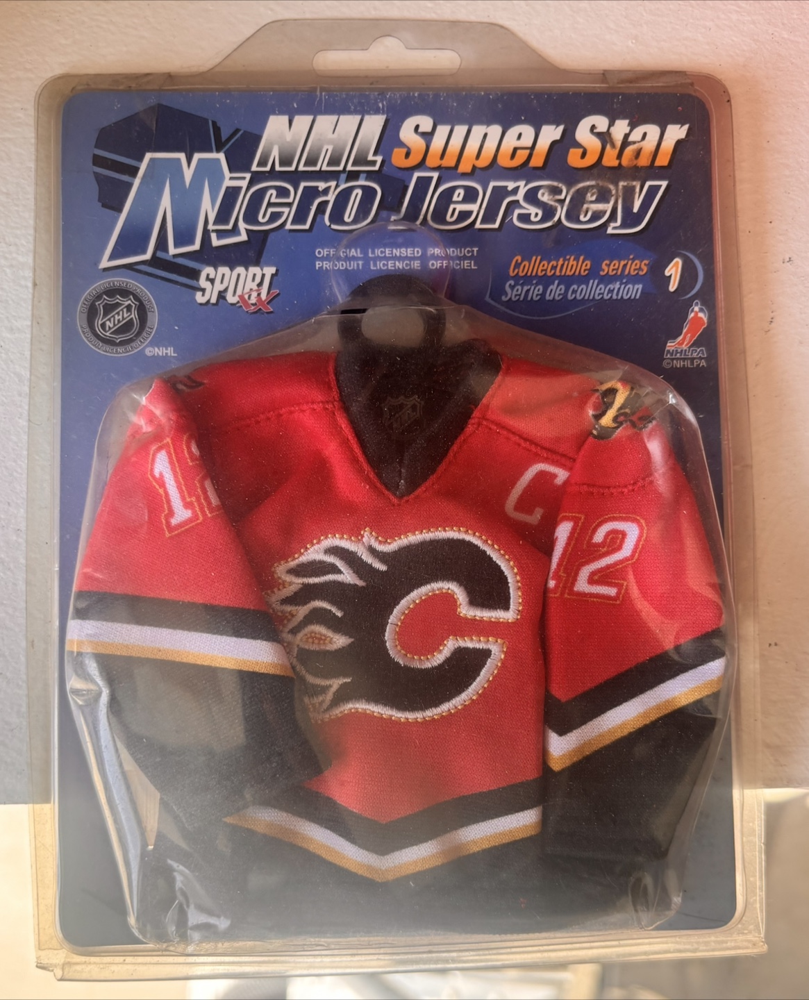 NHL Super Star Micro Jersey - Calgary Flames Iginla #12