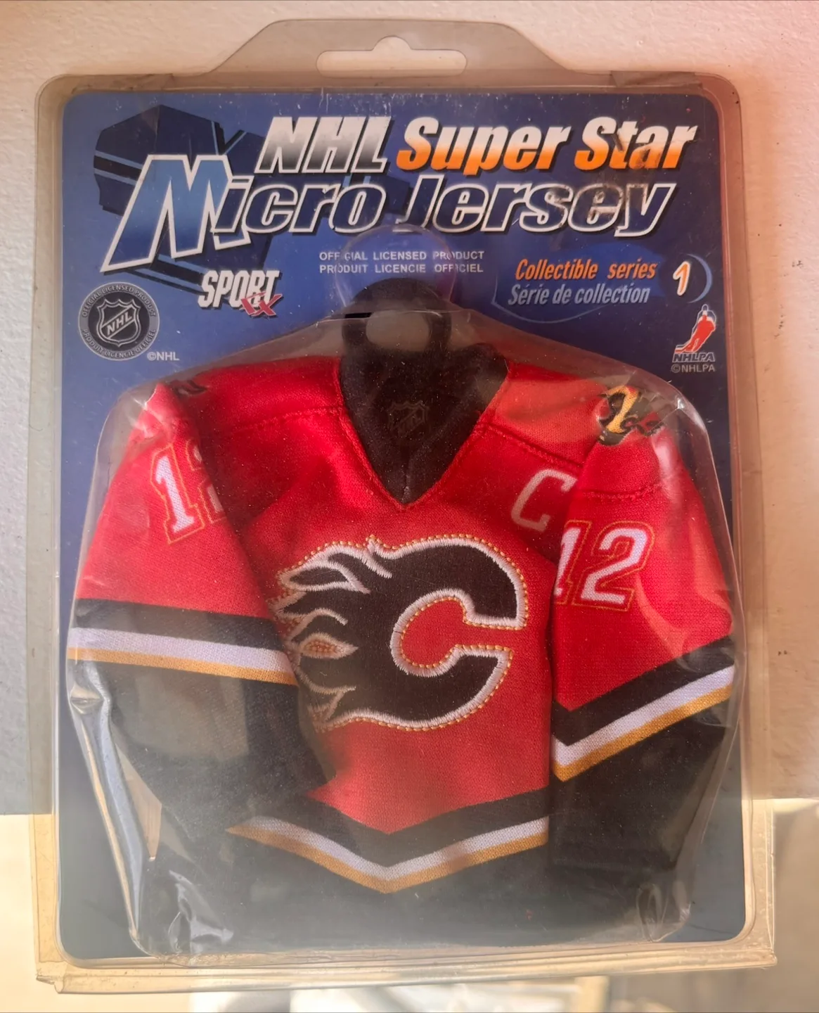 NHL Super Star Micro Jersey - Calgary Flames Iginla #12 thumbnail