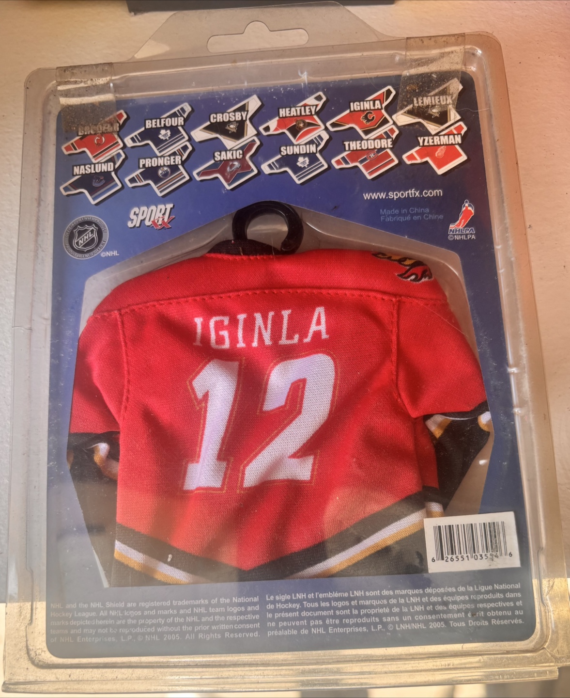 NHL Super Star Micro Jersey - Calgary Flames Iginla #12 - photo 2