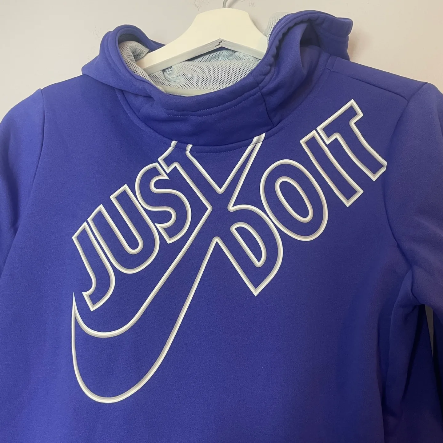 Nike Kids Purple Just Do It Hoodie Size XL image indicator(3)