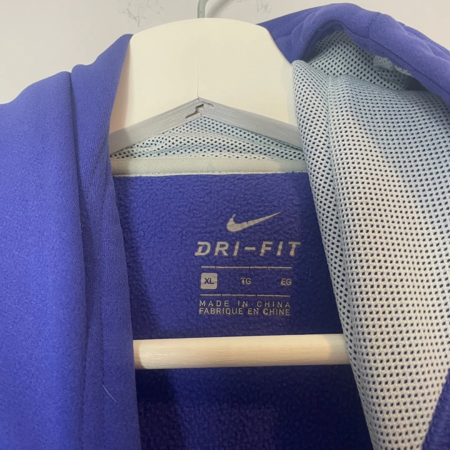 Nike Kids Purple Just Do It Hoodie Size XL image indicator(4)