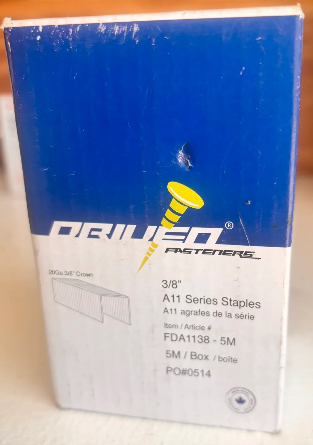 Driven Fasteners A11 Series Staples 3/8" 5000 count thumbnail