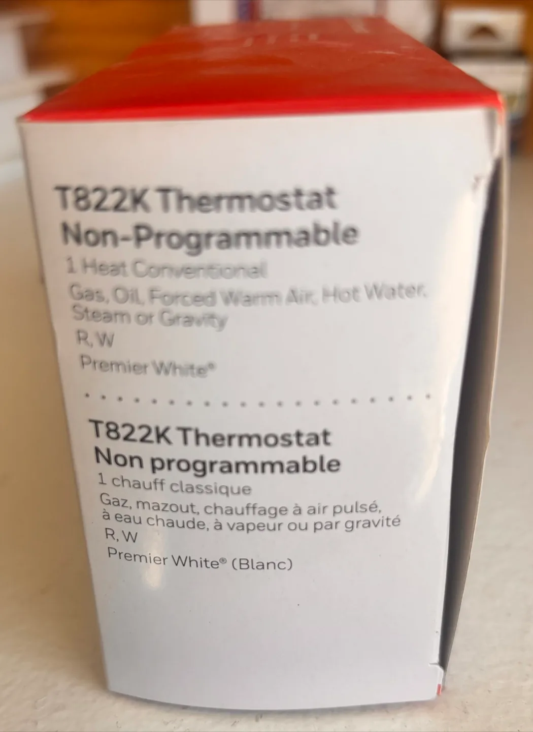 Honeywell Home T822K Non-Programmable Thermostat - New in Box thumbnail