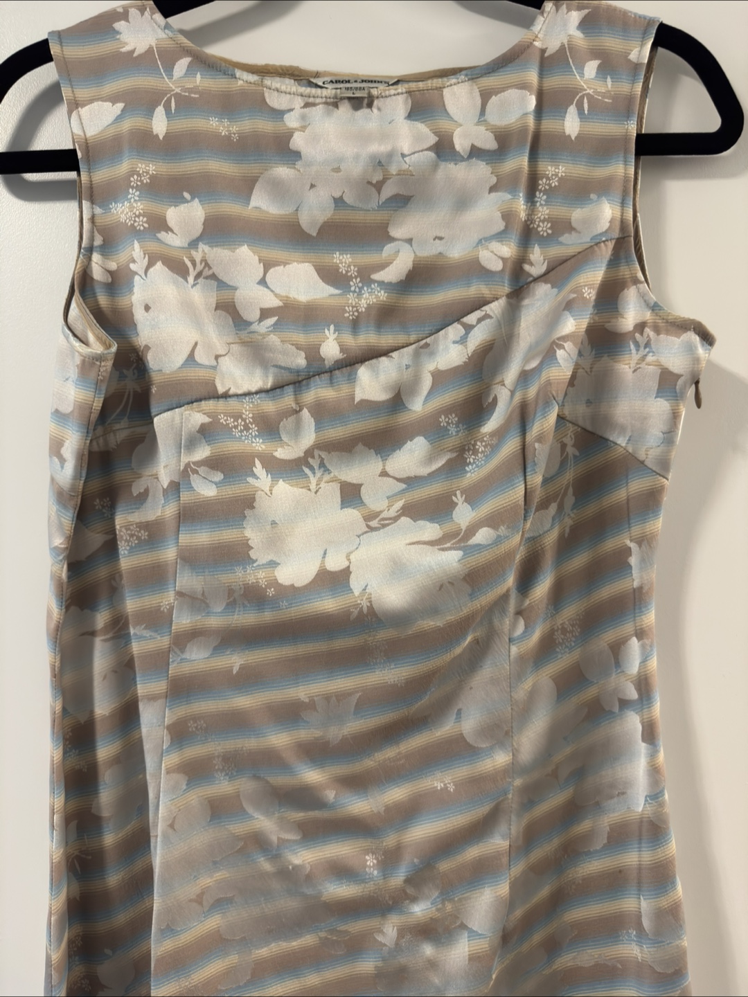 Vintage Carol & John's floral striped dress - photo 3