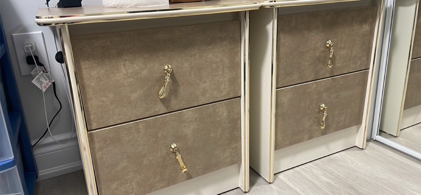 Pair of Two-Drawer Nightstands