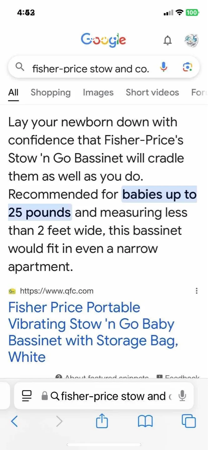 Portable Bassinet - Geometric Print image indicator(6)