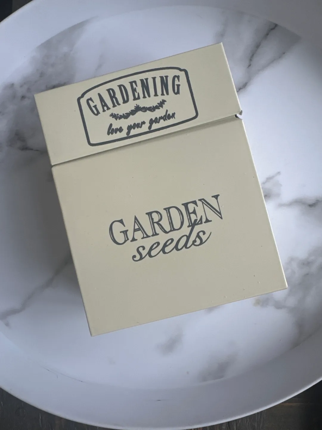 Metal Garden Seed Storage Box with Seeds💚 image indicator(2)