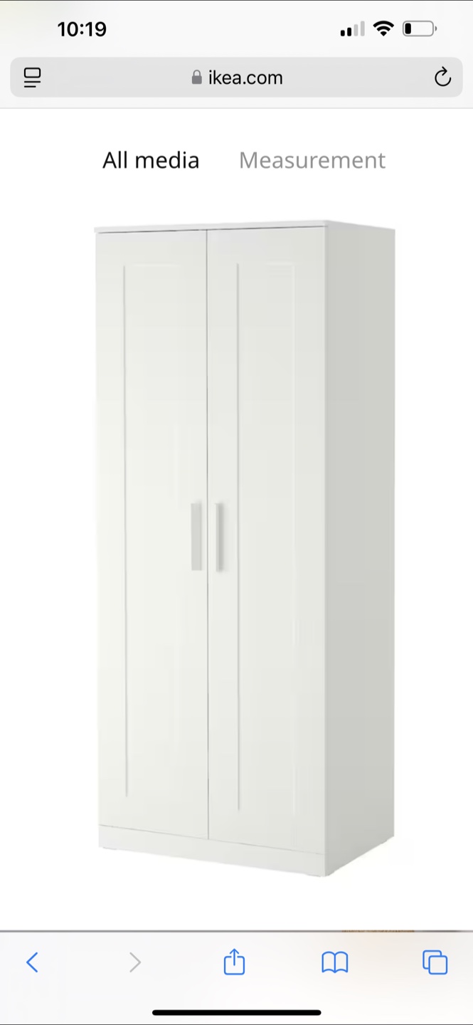 IKEA White Wardrobe Armoire - photo 2