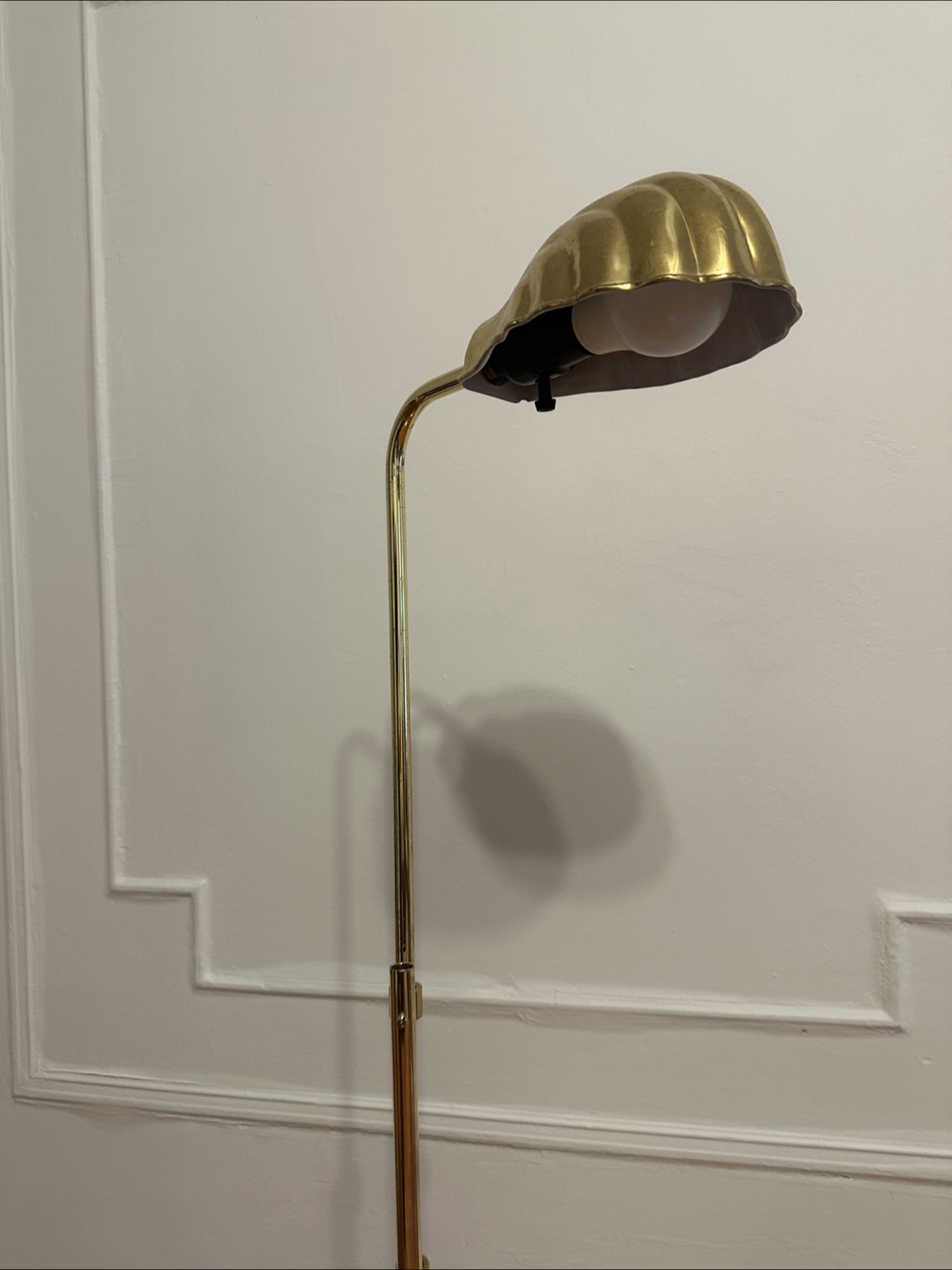 Vintage Brass Floor Lamp - photo 2