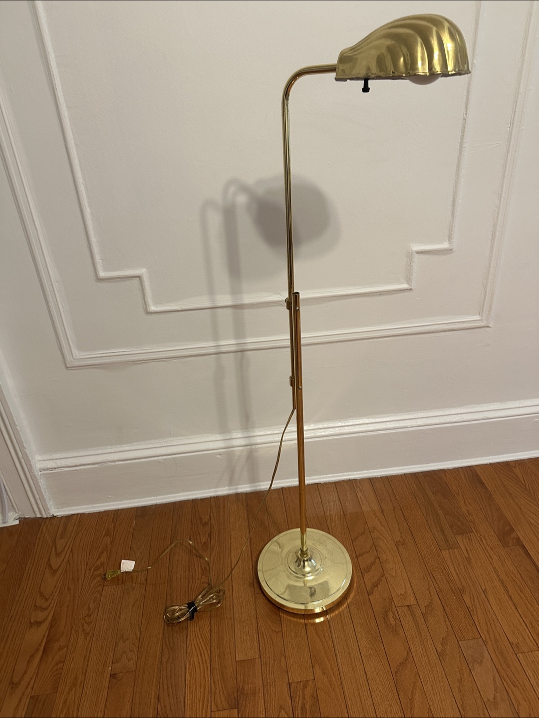 Vintage Brass Floor Lamp