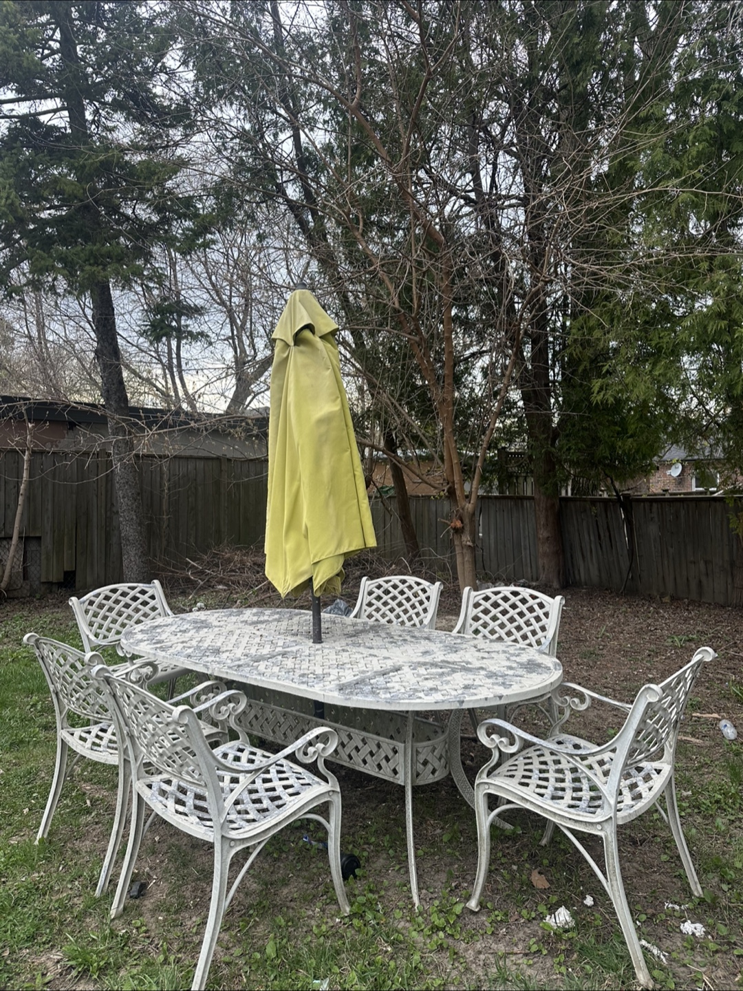 7-Piece Patio Set with Umbrella