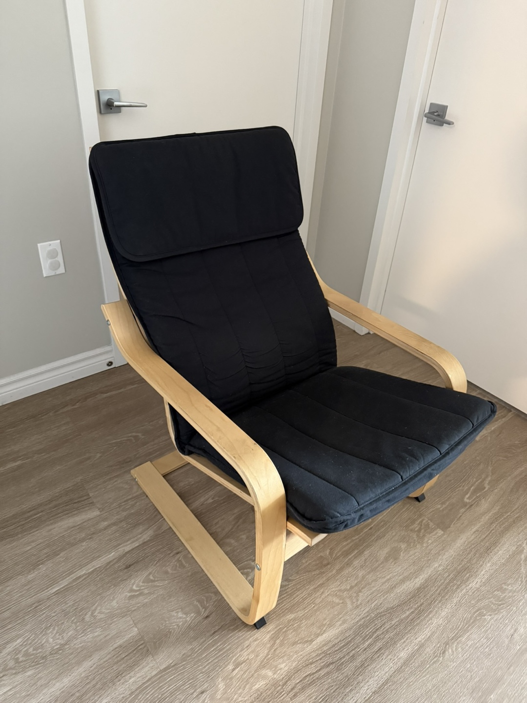 IKEA armchair and ottoman - photo 2