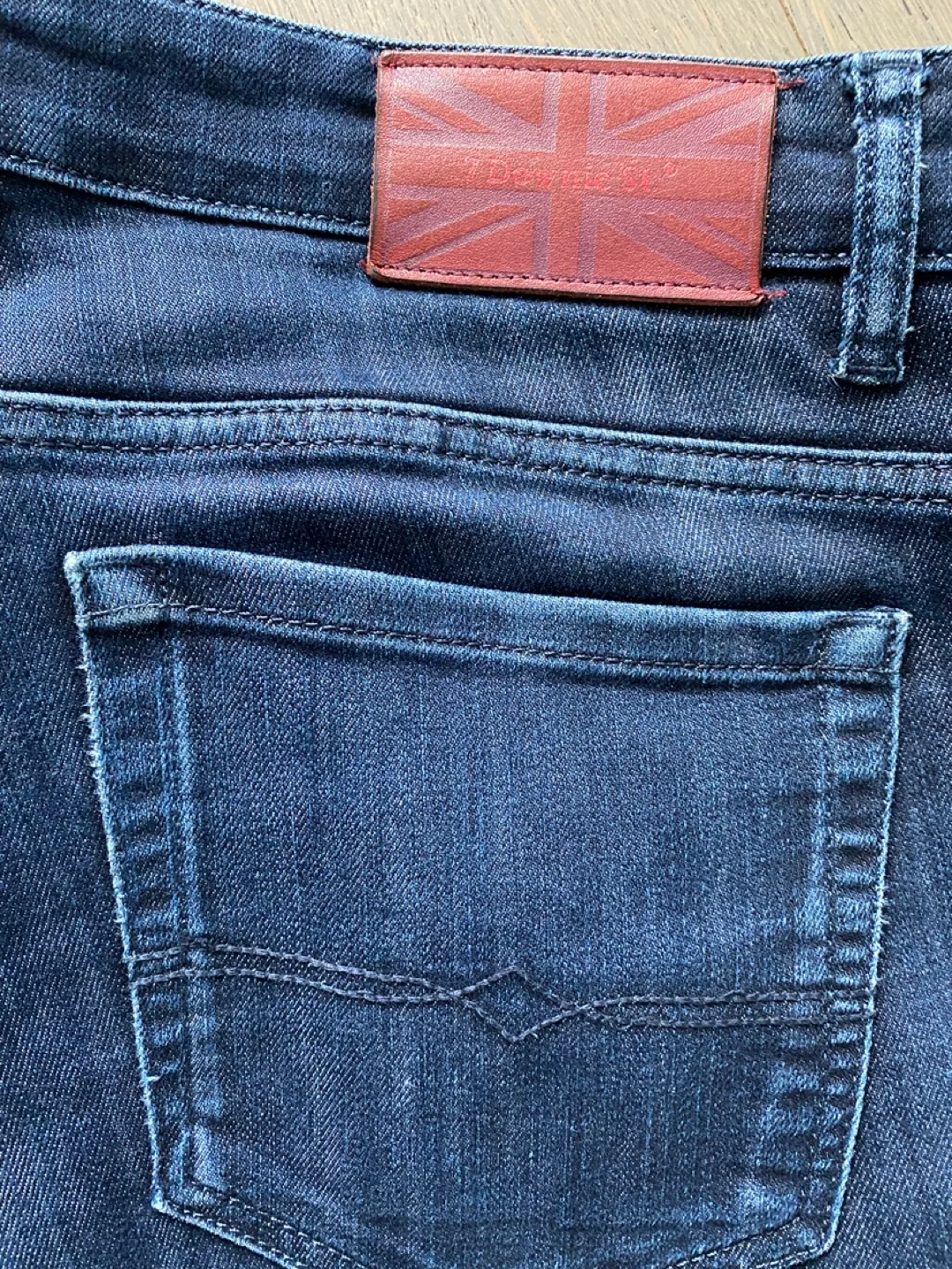 7 For All Mankind Dark Wash Jeans image indicator(4)